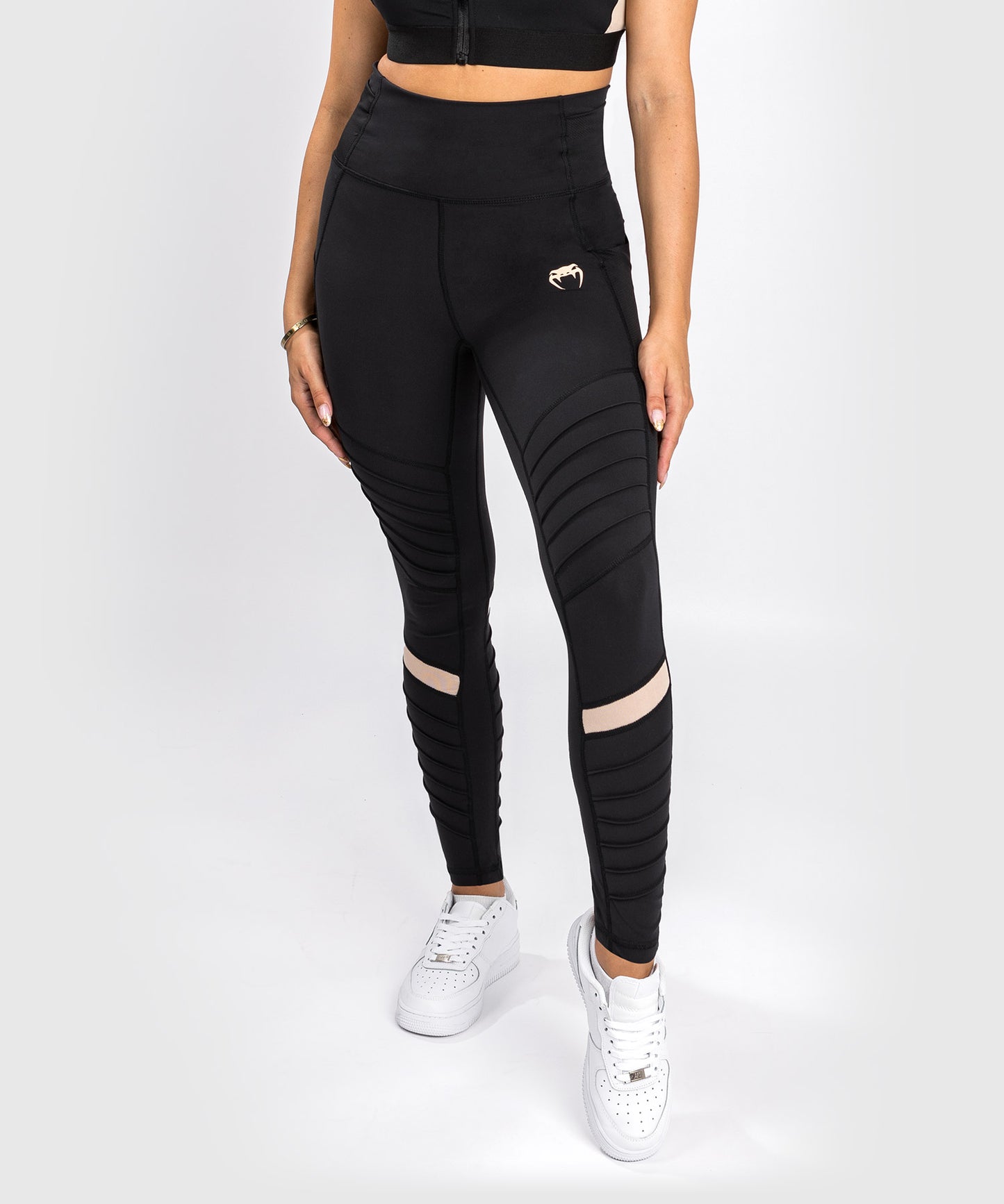 Leggings Moto Venum - Nero/Sabbia