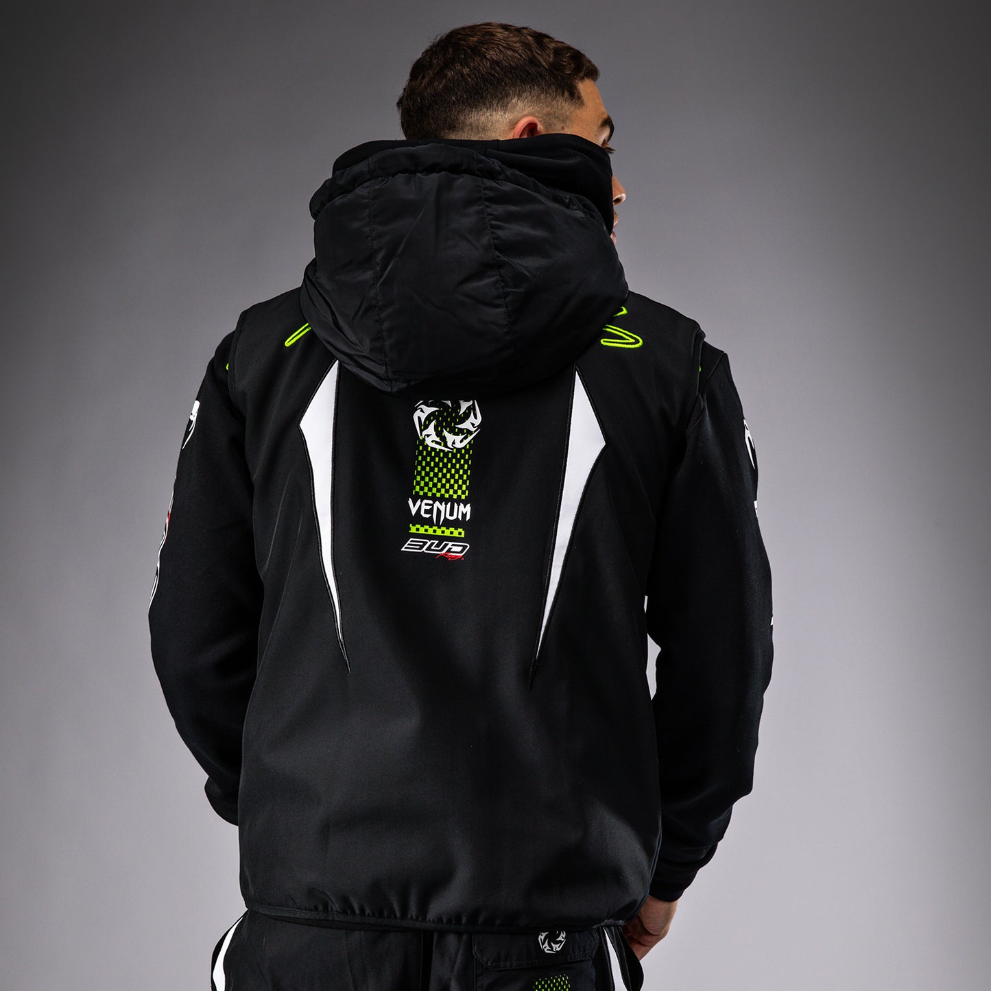 Venum x Bud Racing Giacca senza maniche Uomo - Nero/Bianco/Verde lime