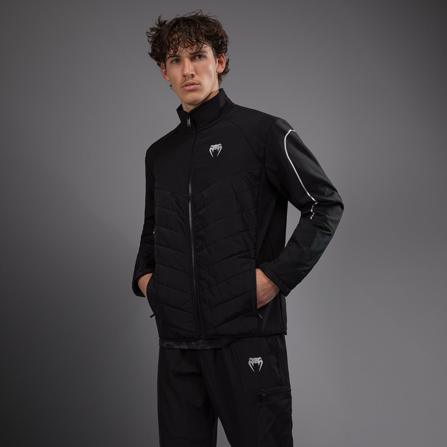 Venum Paddock Softshell a maniche lunghe - Nero