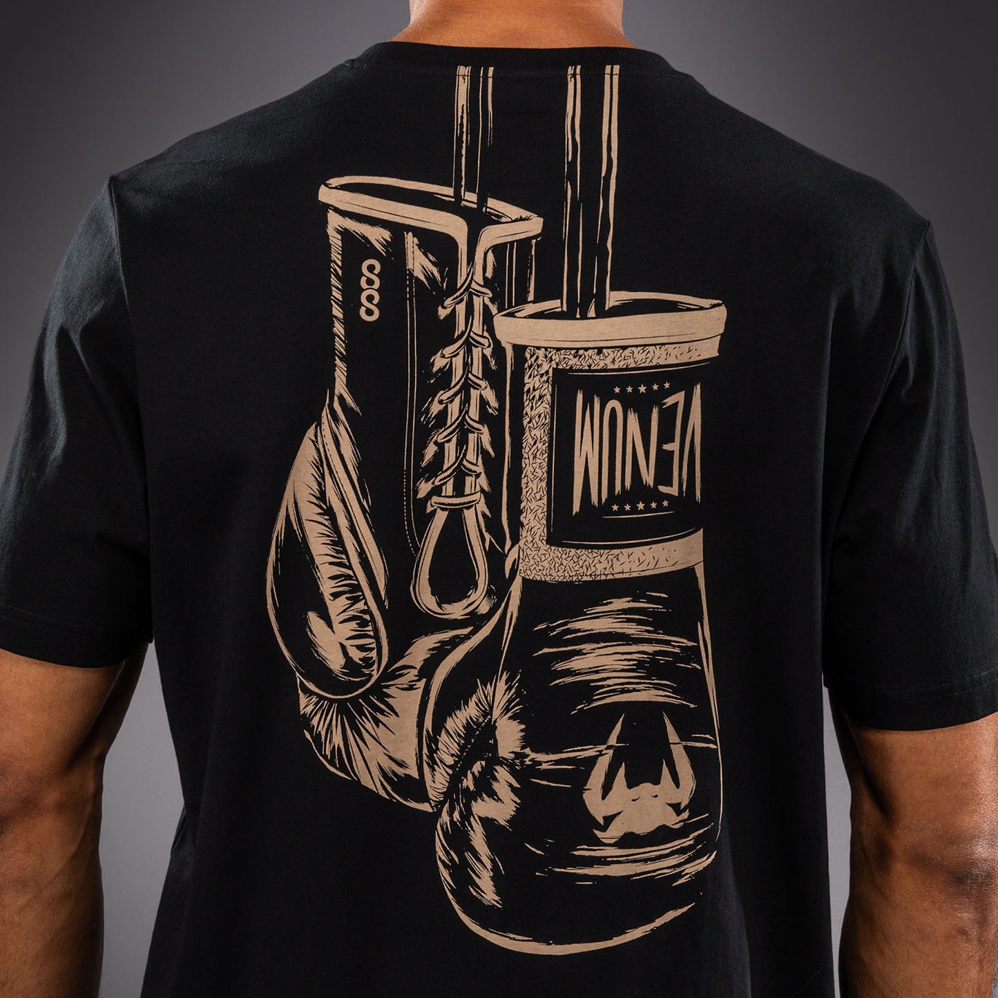 Venum Fight Icon T-shirt in Cotone - Nero