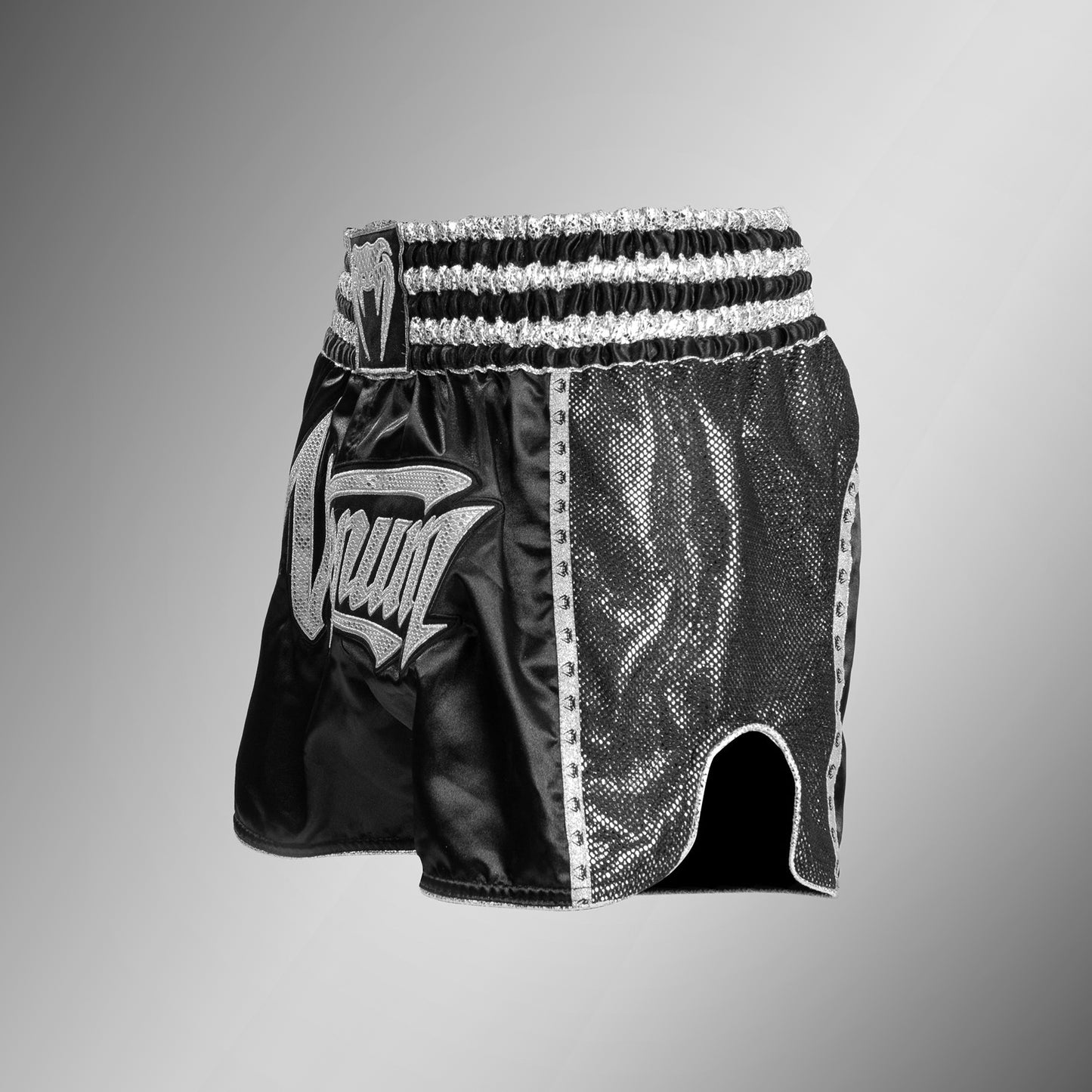 Venum Absolute 2.0 Pantaloncini da Muay Thai - Neri/Argento