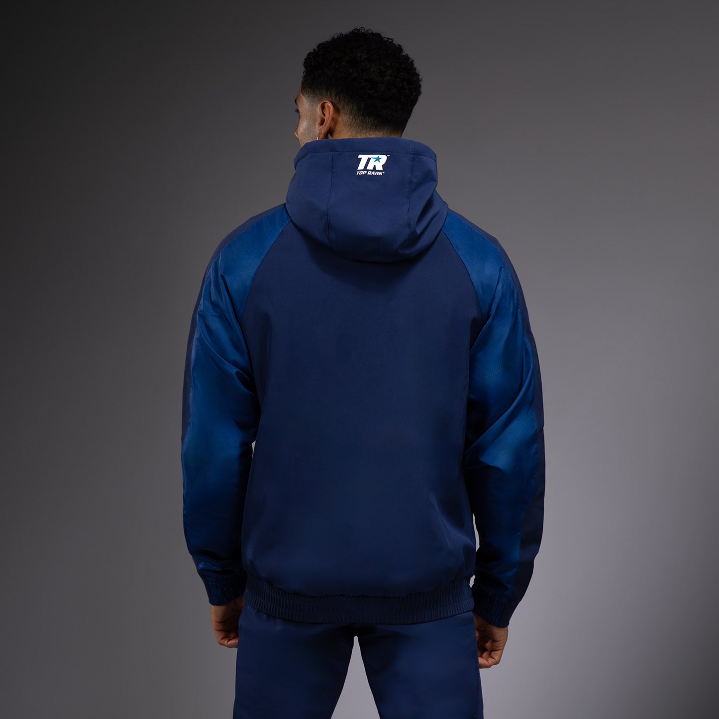 Venum x Top Rank Original Felpa con Zip Intera da Uomo - Blu Navy