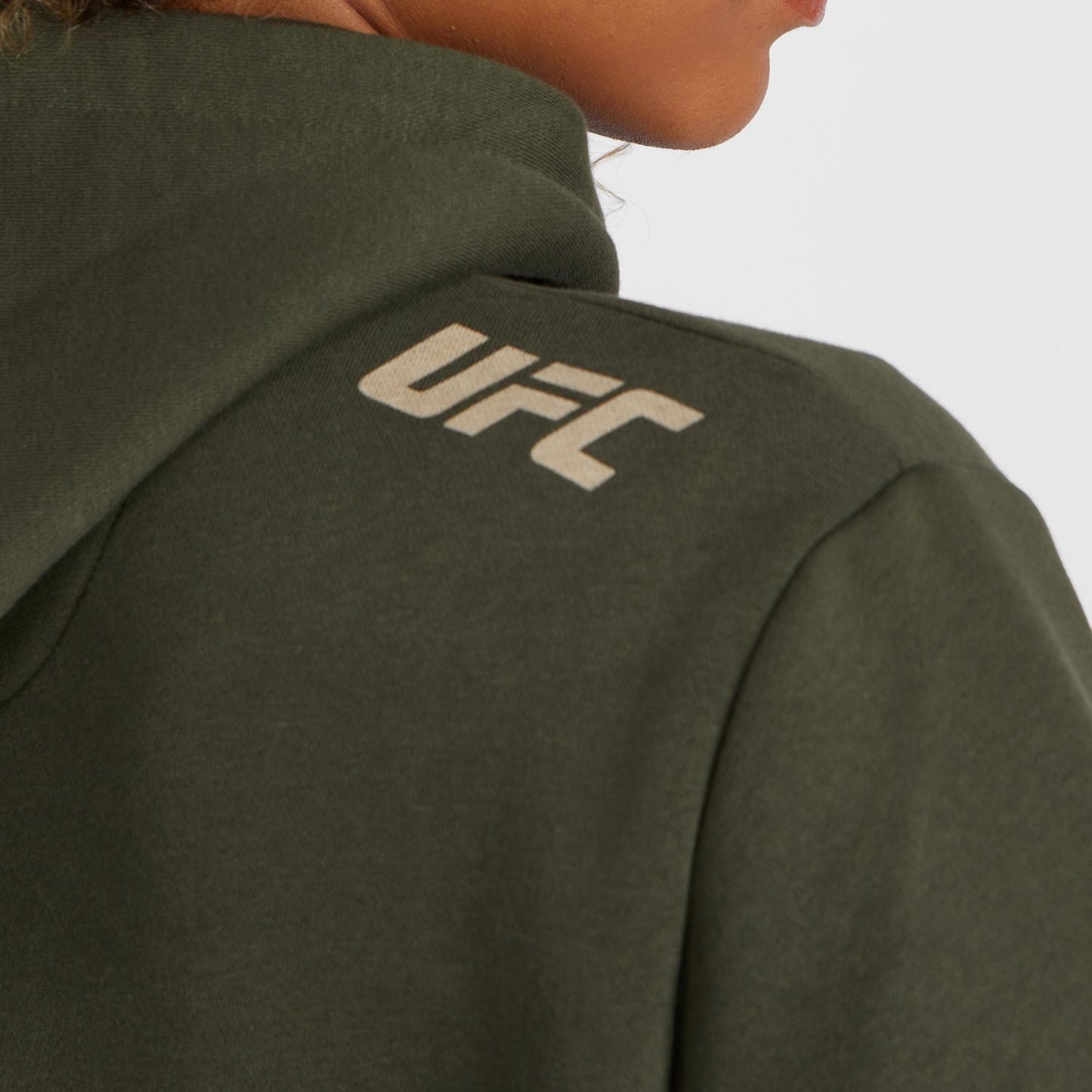 UFC Adrenaline by Venum Fight Week Felpa con cappuccio da Donna - Khaki
