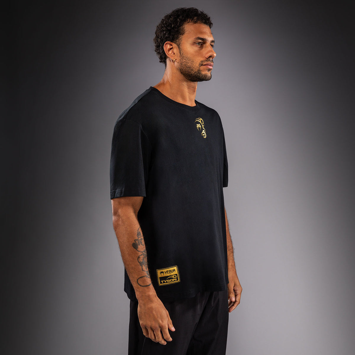 Venum x Mike Tyson Tiger Maglietta - Nero/Oro