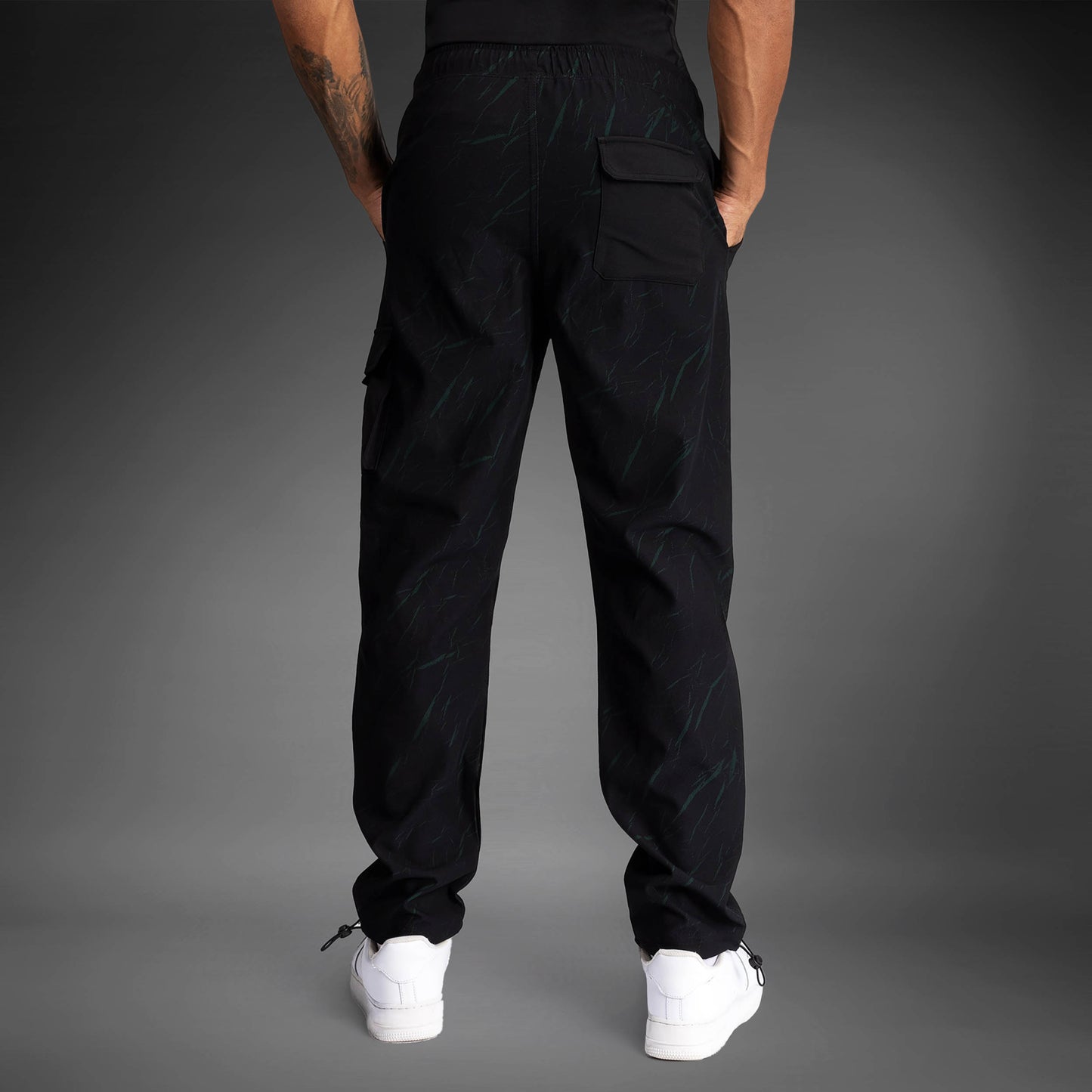Venum Trooper Pantaloni da Jogging da Uomo - Nero/Verde Bosco