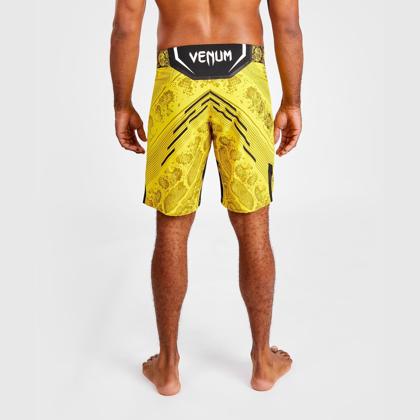 Pantaloncini da combattimento UFC Adrenaline by Venum personalizzati Authentic Fight Night Uomo - Long Fit - Giallo