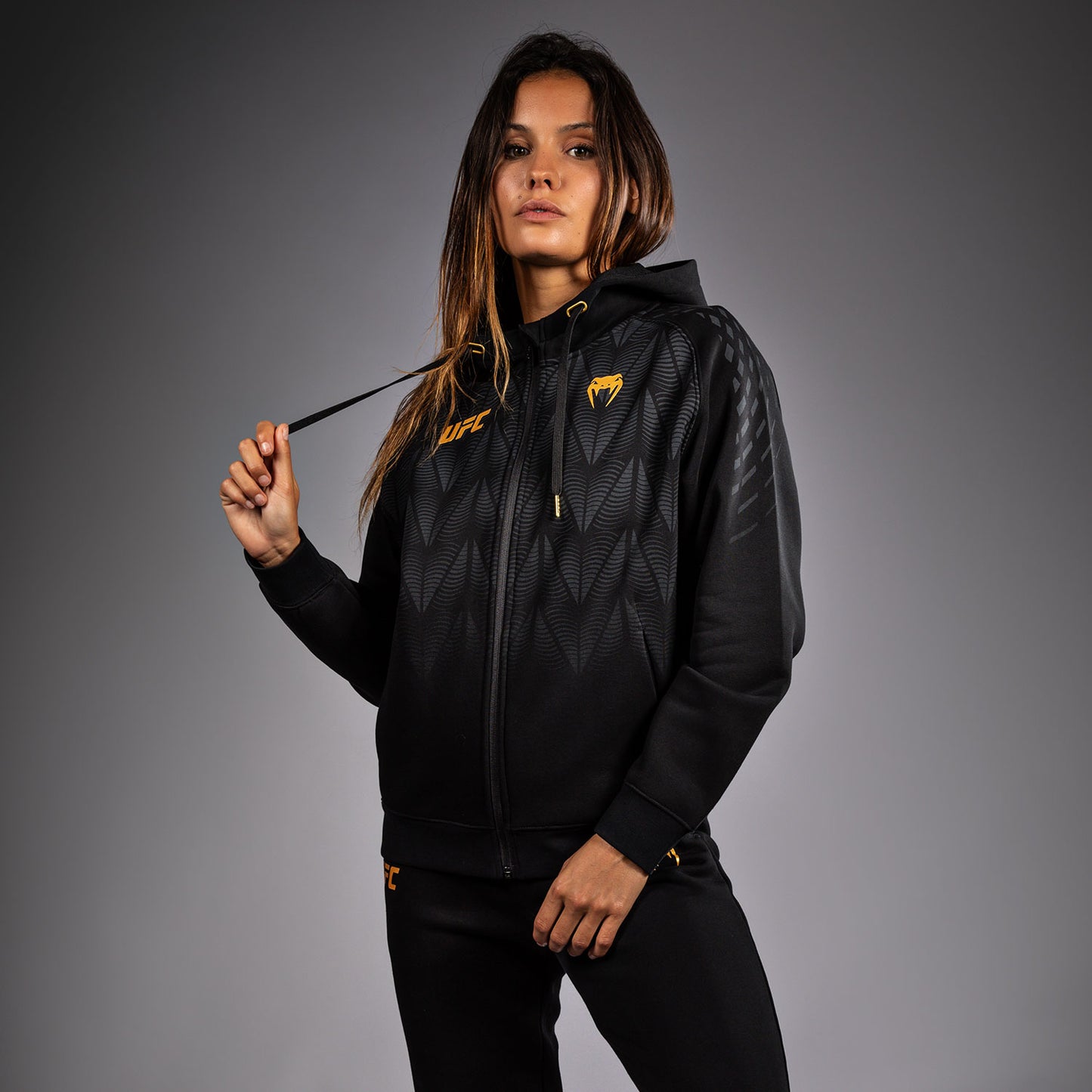 UFC Zenith by Venum Replica Felpa con zip Donna - Champion