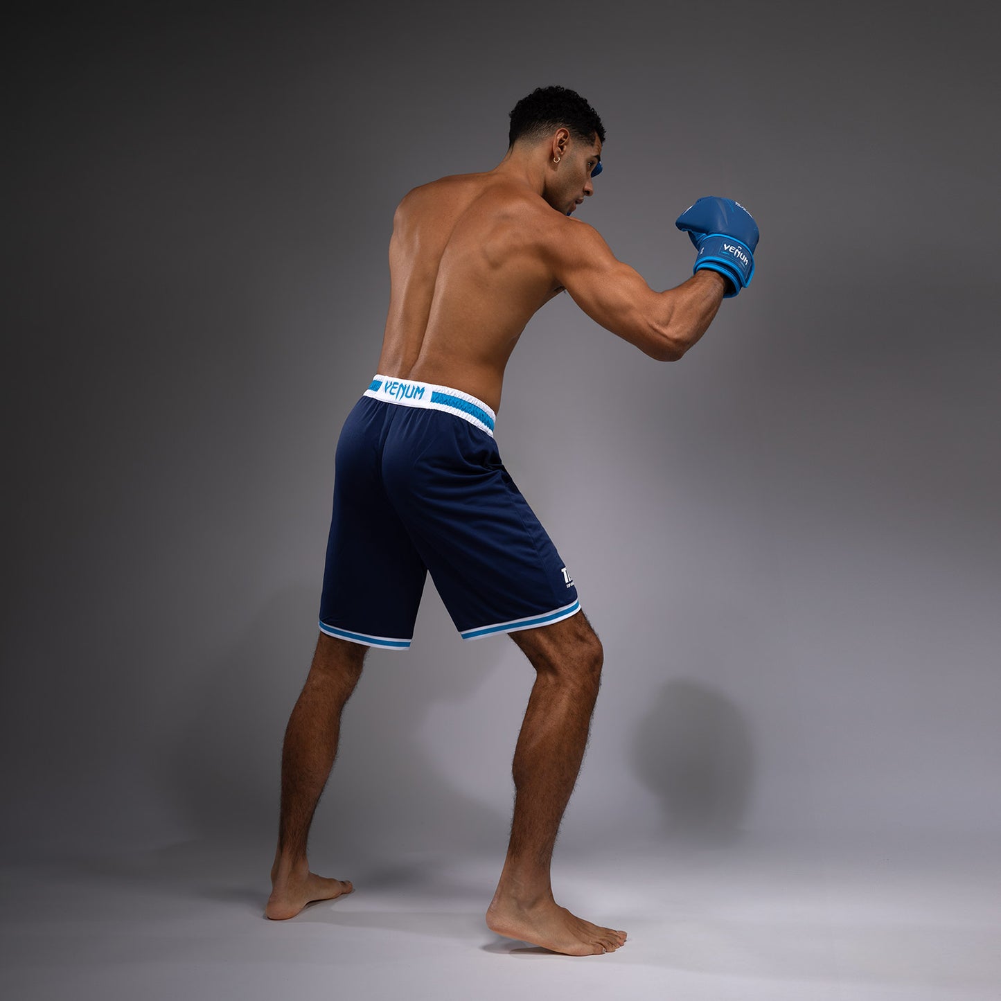 Venum x Top Rank Original Pantaloncini da Basket da Uomo - Blu Navy