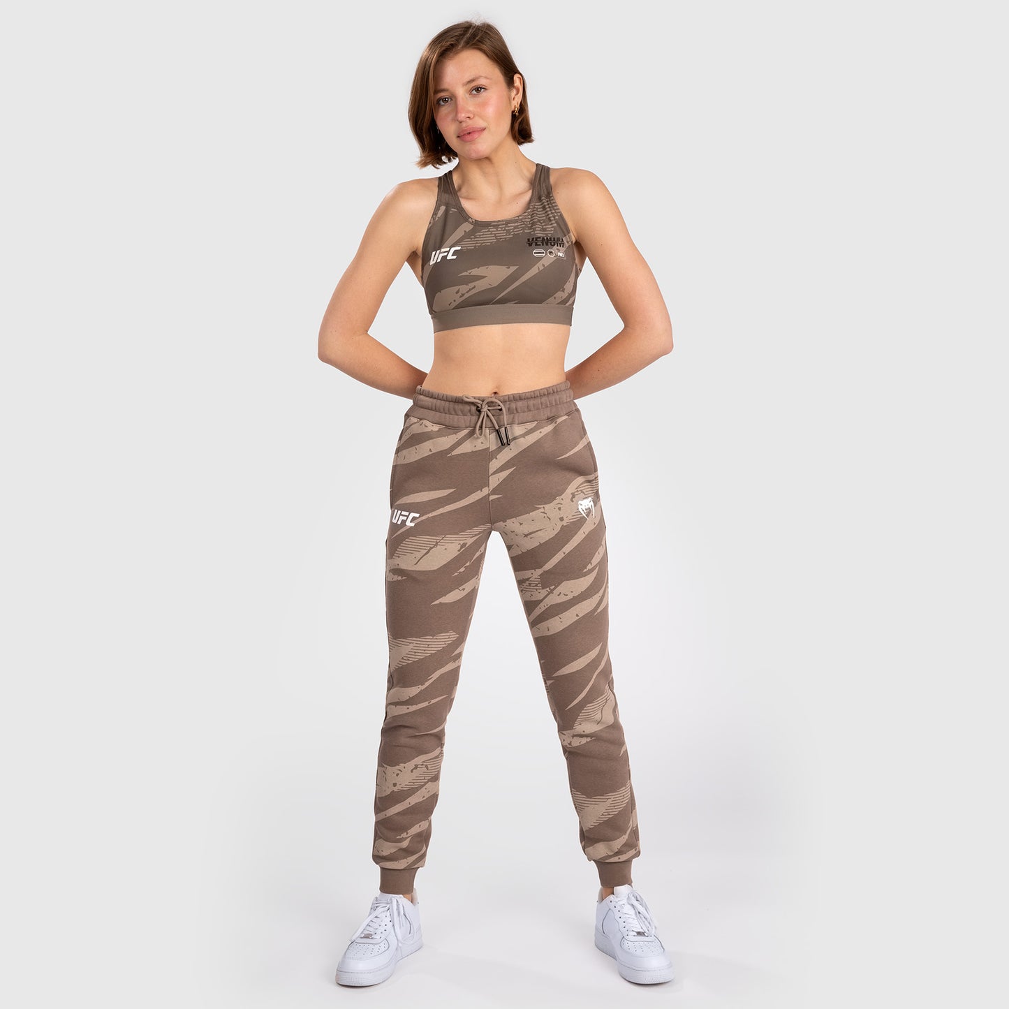 UFC Adrenaline by Venum Fight Week Pantaloni in Cotone da Donna - Desert Camo