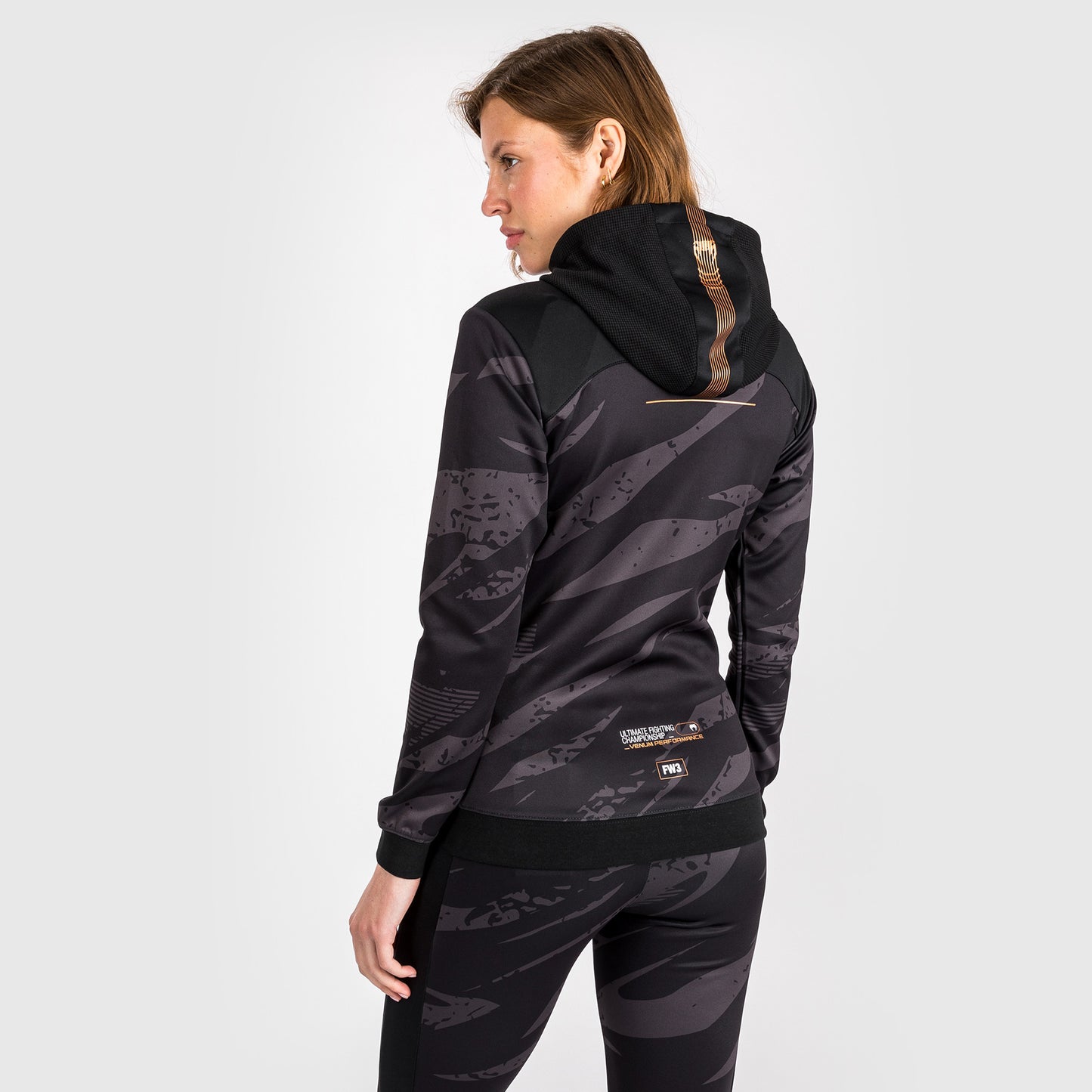 UFC Adrenaline by Venum Fight Week Felpa Con Cappuccio e zip da Donna - Urban Camo