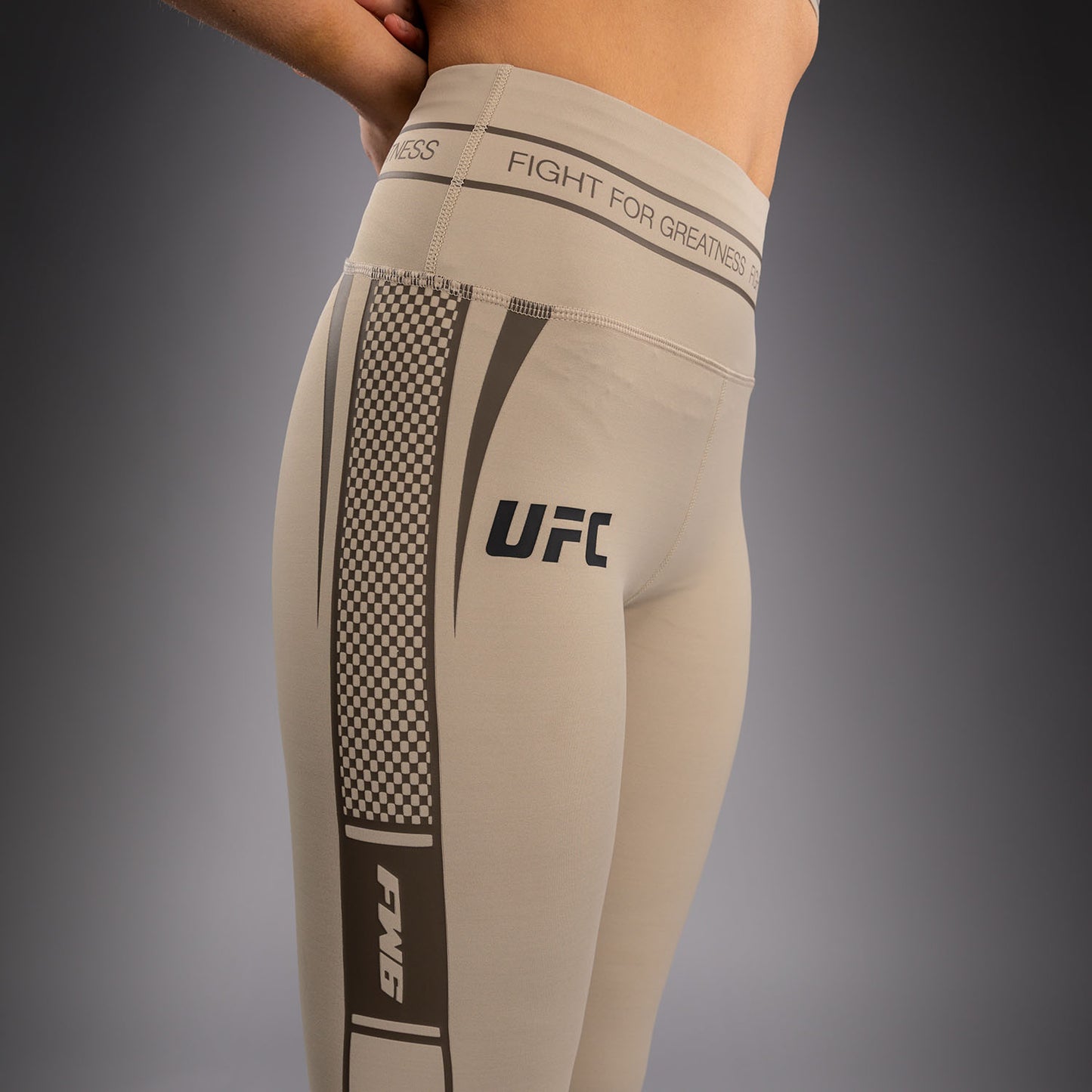 Venum UFC Unity by Venum Authentic Fight Week Pantaloni a Compressione Tecnici da Donna - Sabbia