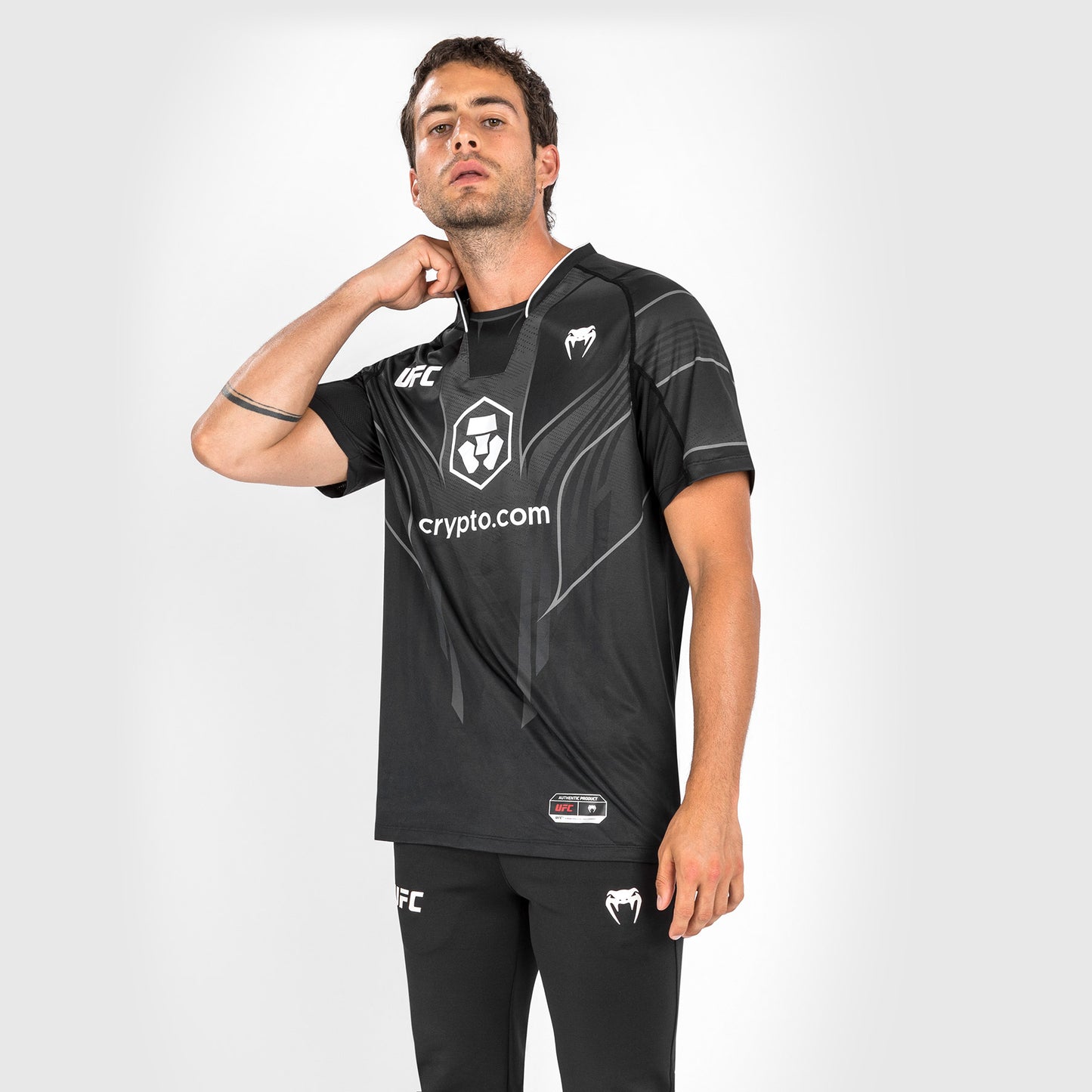 Maglia UFC Venum Authentic Fight Night 2.0 Uomo - Nero