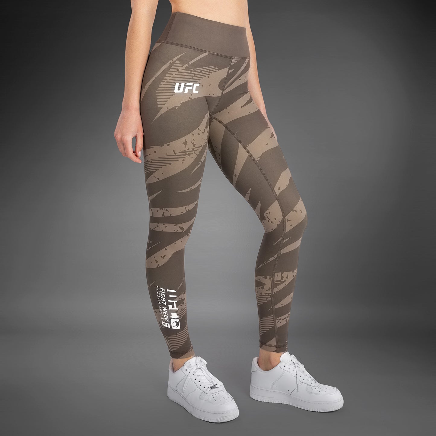 UFC Adrenaline by Venum Fight Week performance Leggings  - Desert Camo