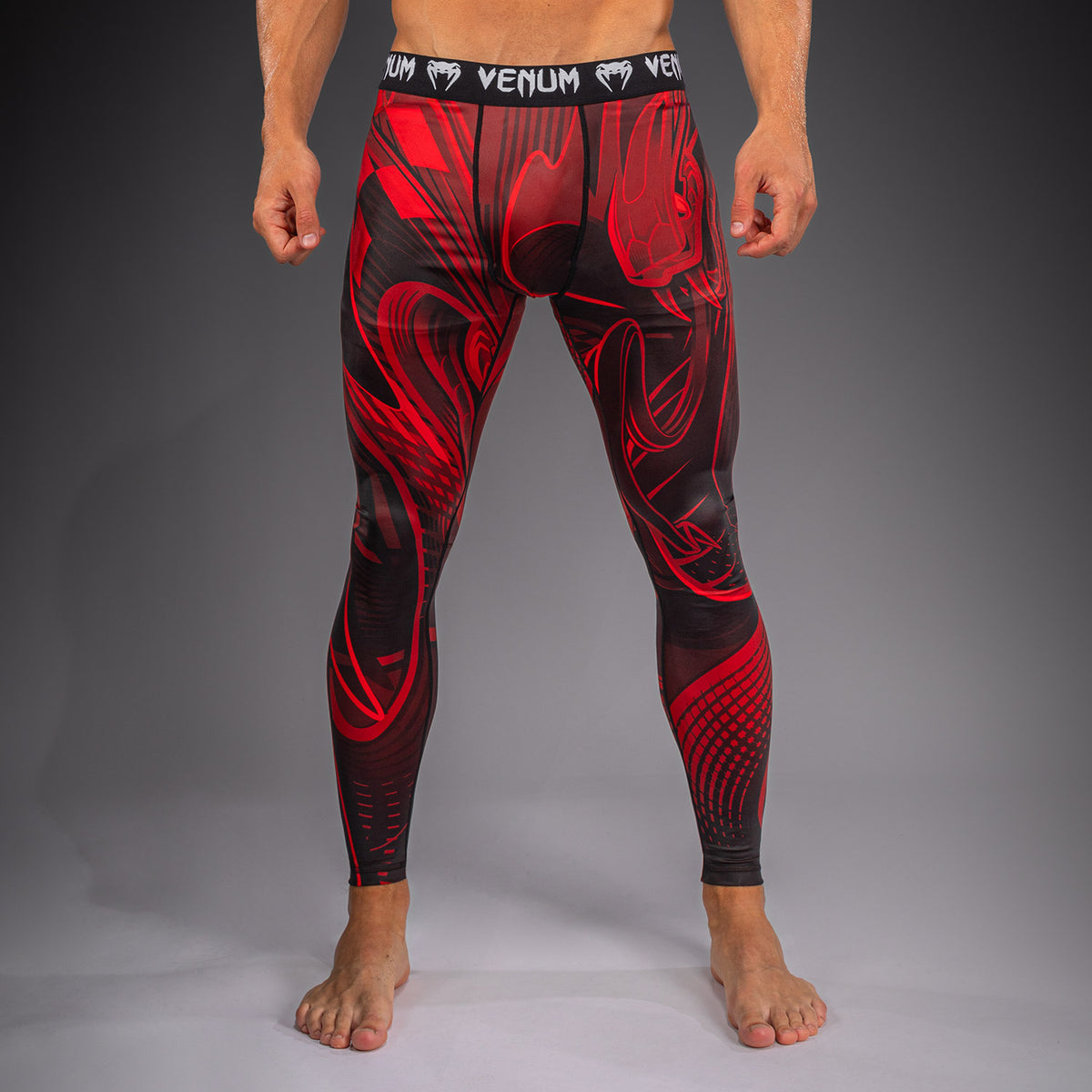 Venum Crimson Viper 2.0 Leggings a compressione - Nero/Rosso