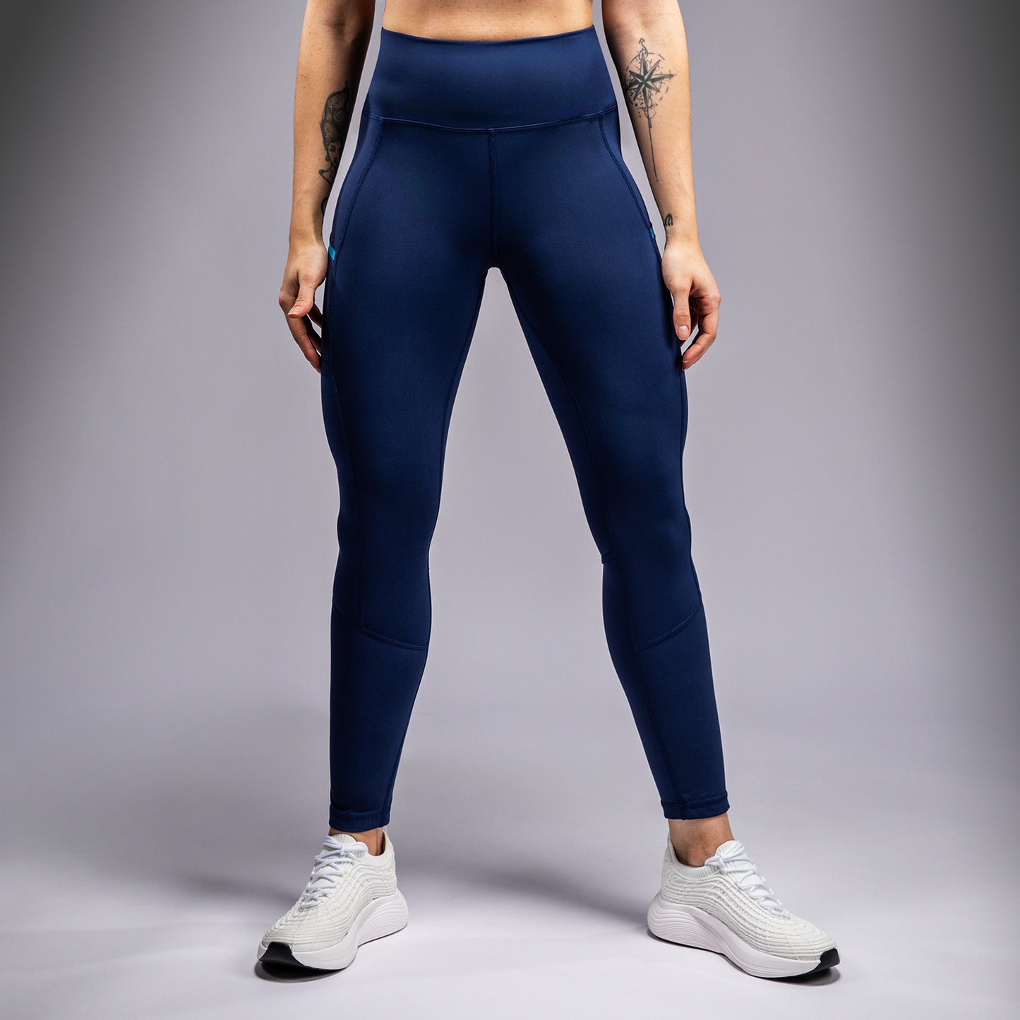 Venum x Top Rank Original Leggings 7/8 da Donna - Blu Navy