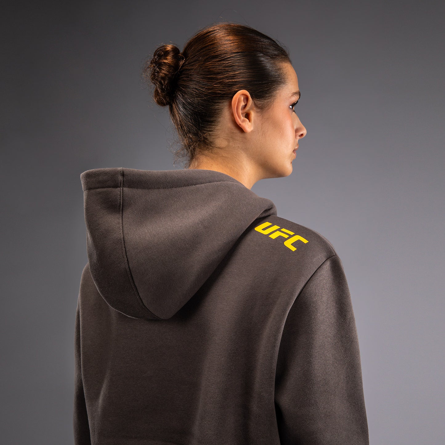 UFC Fusion by Venum Fight Week Felpa con Cappuccio per Donna - Marrone terra