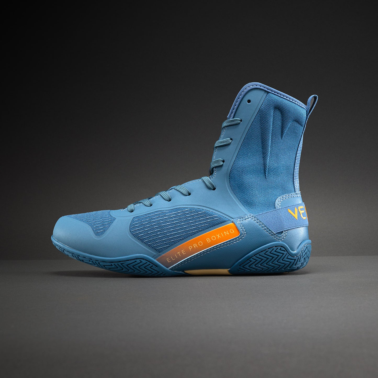 Venum Elite Neo Scarpe da Boxe – Blu Acciaio/Arancione
