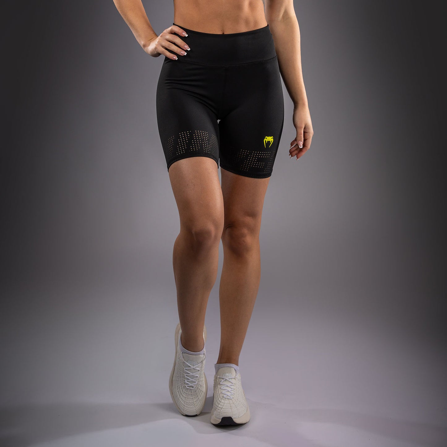 Venum Lazer Pantaloncini a Compressione Da Donna - Nero/Giallo