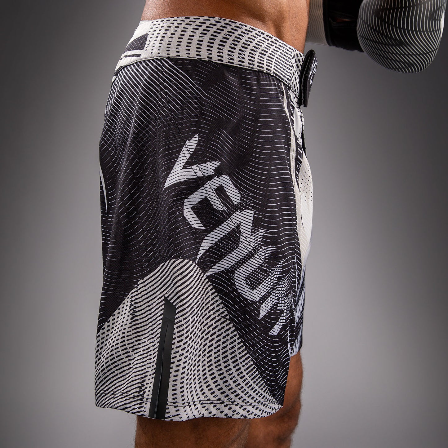 Venum Galactic 3.0 Pantaloncini da Combattimento - Bianco Sporco/Nero