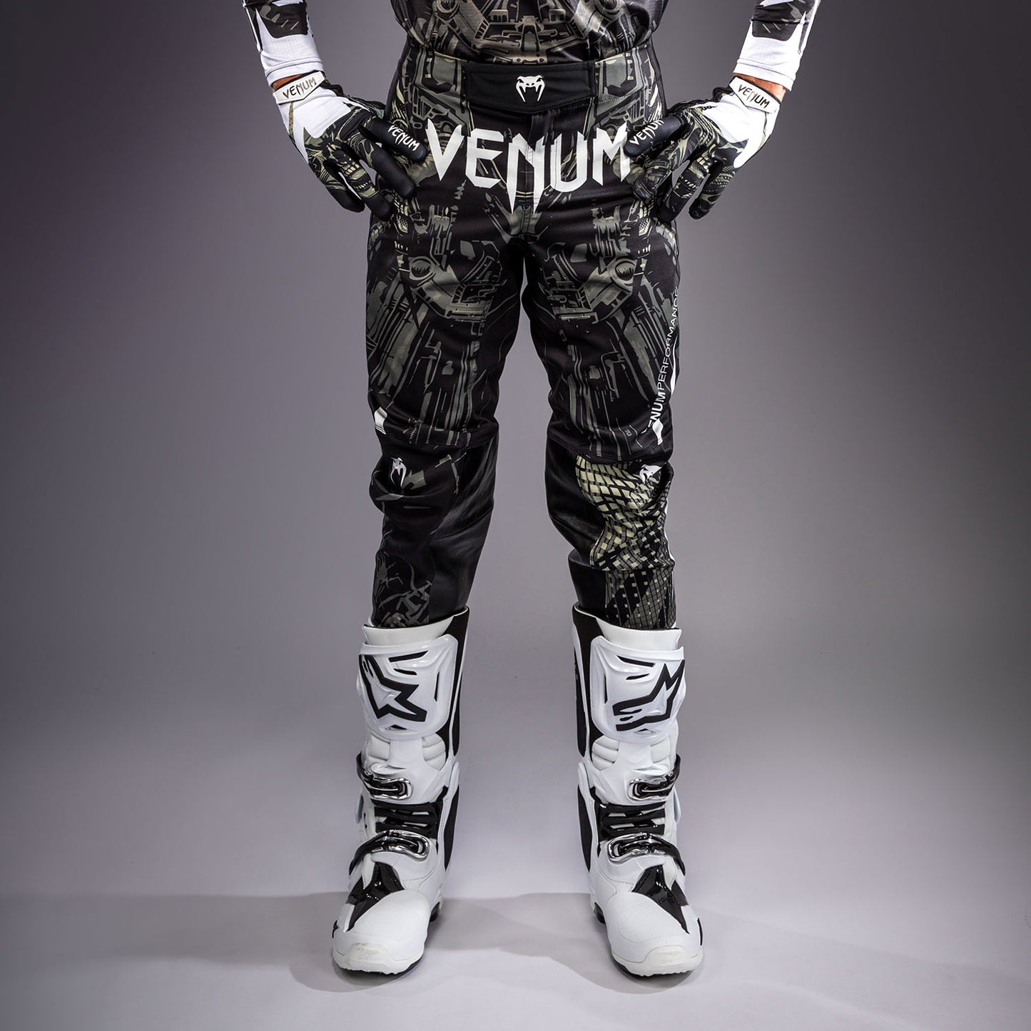 Venum MX Elite Pantaloni da Motorsports - Nero/Sabbia
