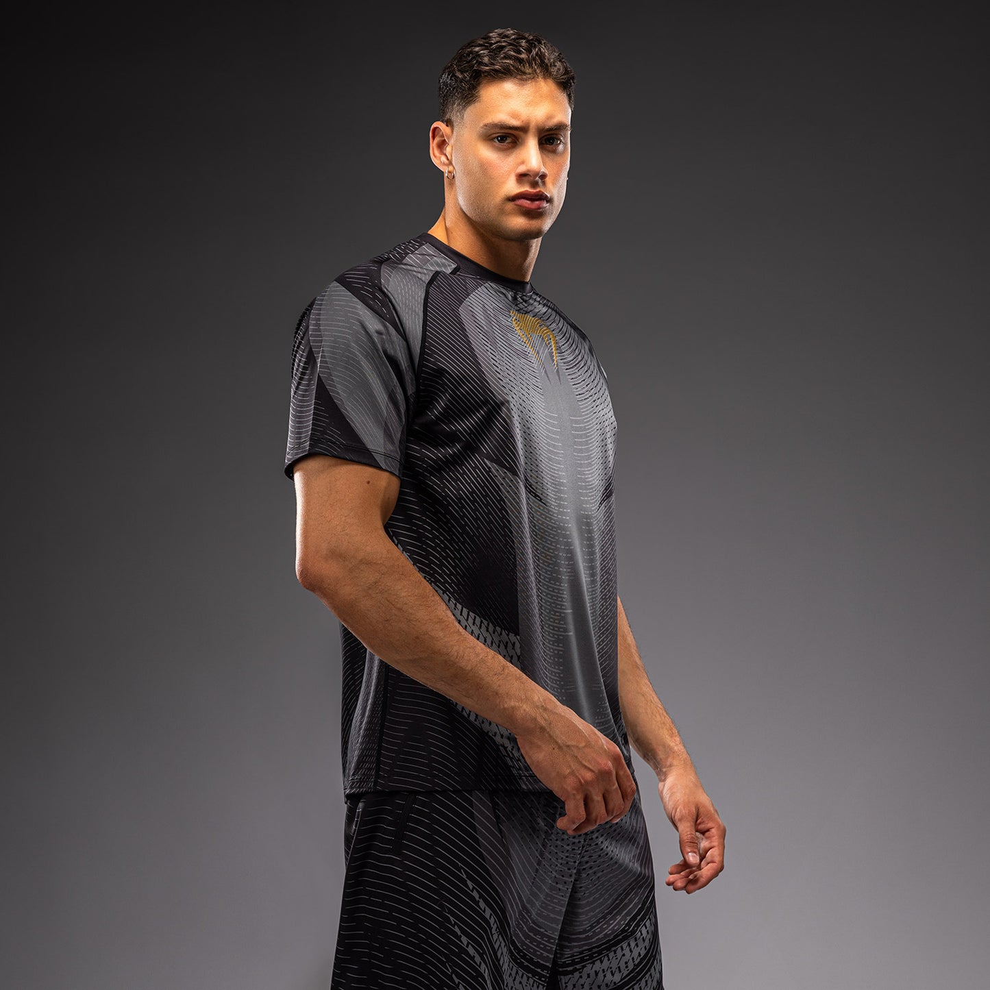 Venum Galactic 3.0 Maglietta Dry Tech - Nero/Oro