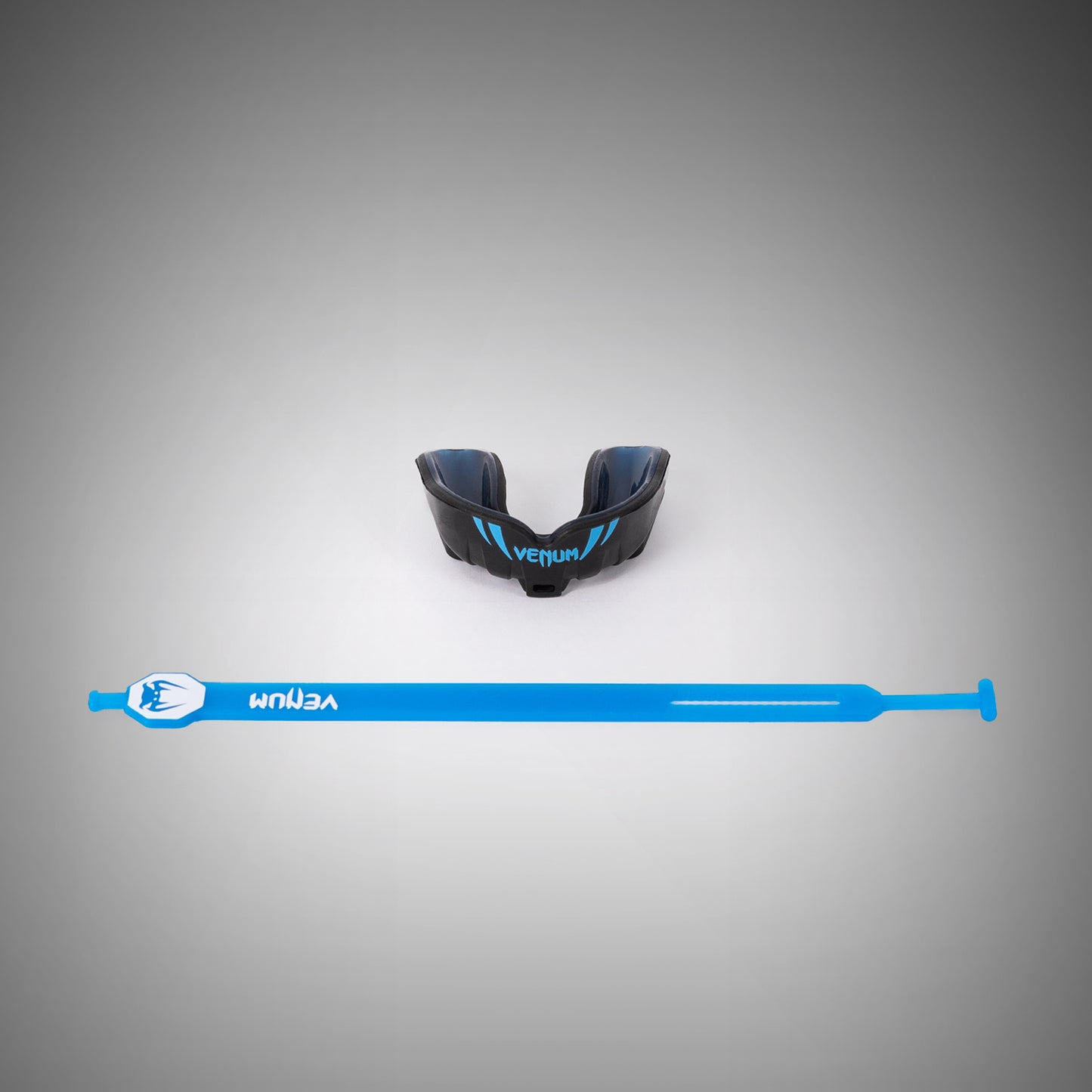 Venum Challenger Paradenti per Bambini con cinghia/senza cinghia - Nero/Blu