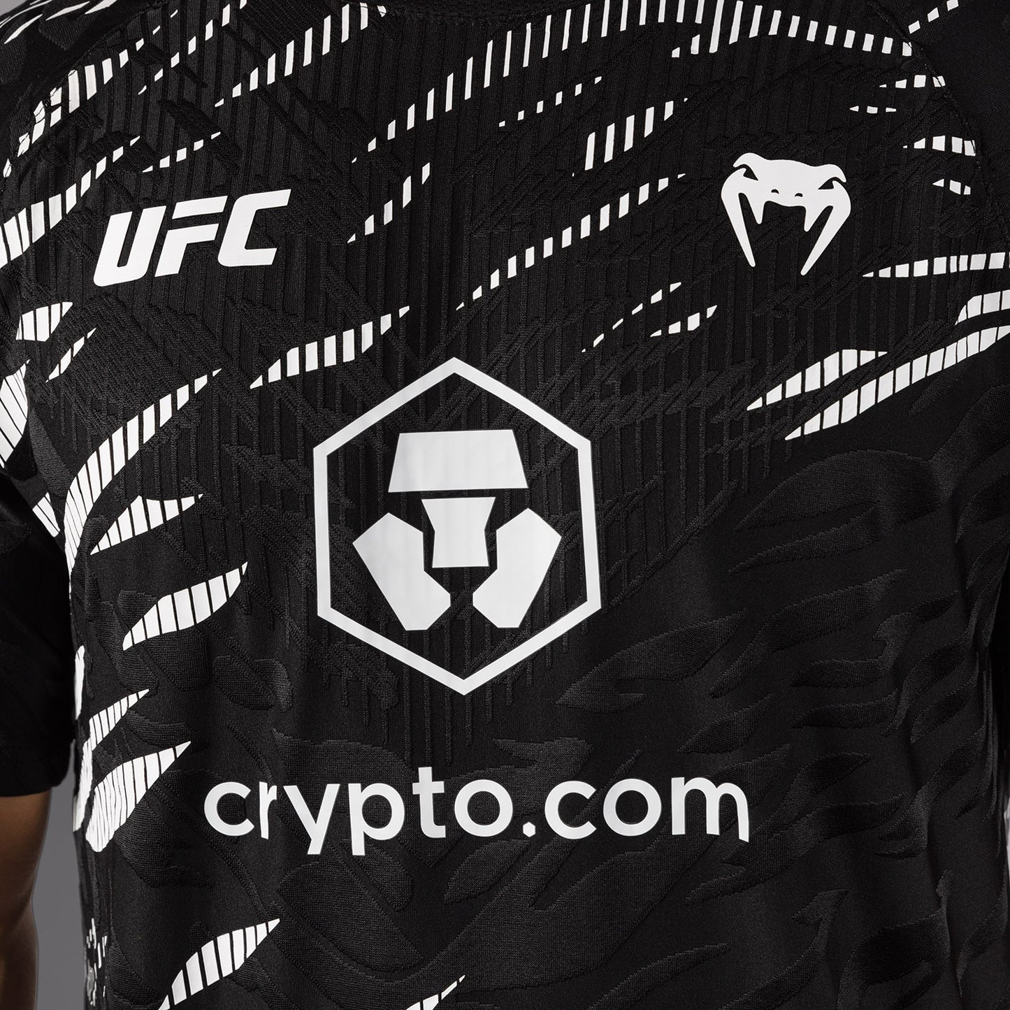 UFC Fusion by Venum Authentic Fight Night Maglietta Dry Tech per Uomo - Nero