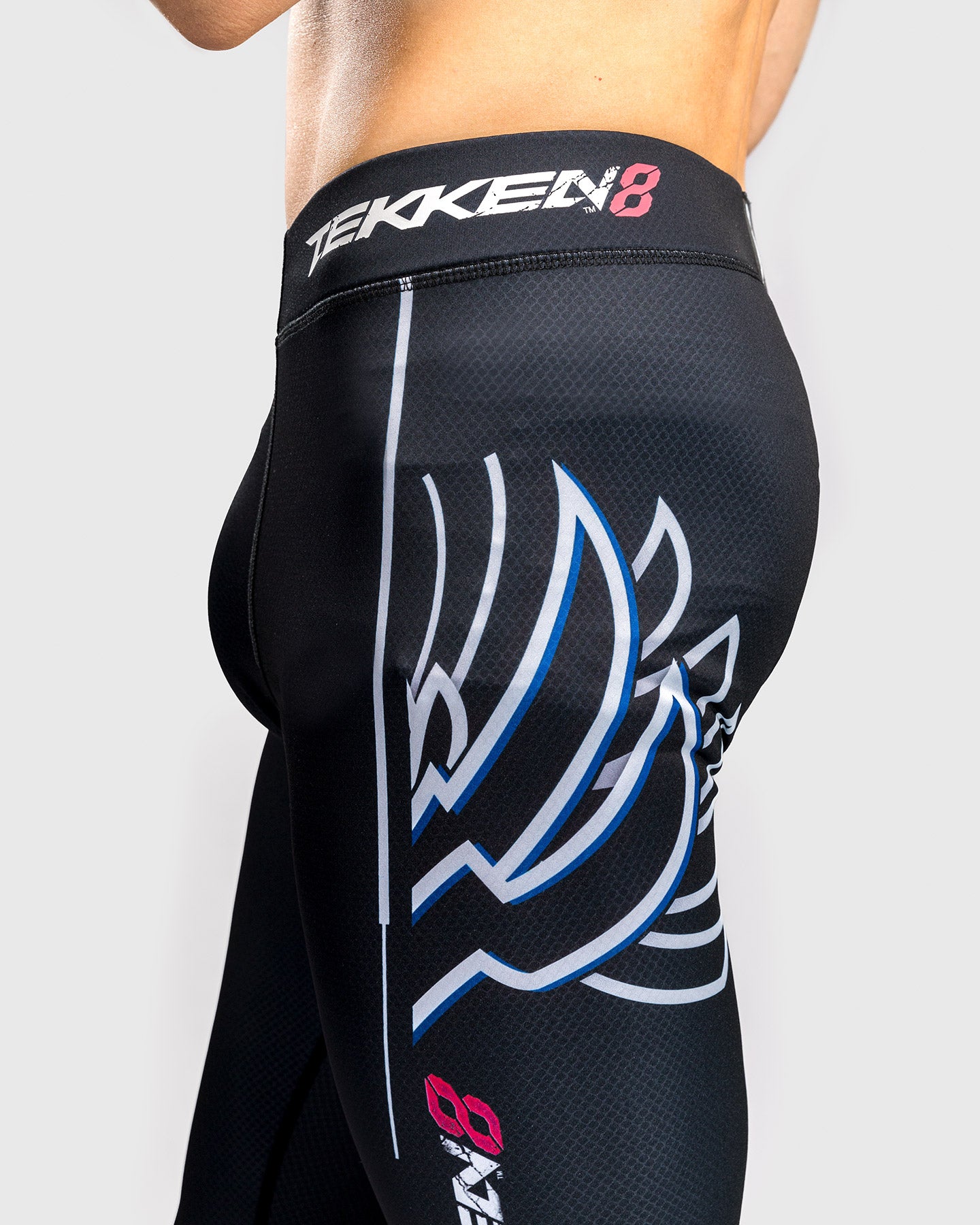 Venum x TEKKEN 8 - Jin Kazama Spats - Blu/Nero/Bianco
