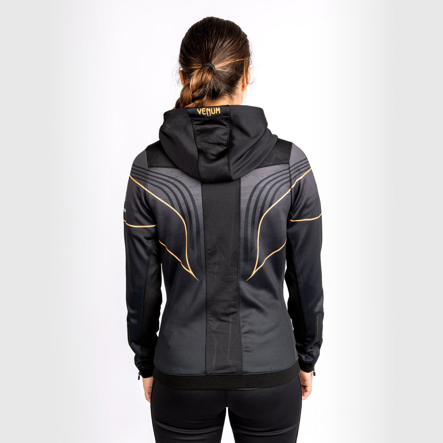 Felpa con cappuccio UFC Venum personalizzata Authentic Fight Night 2.0 Donna - Champion