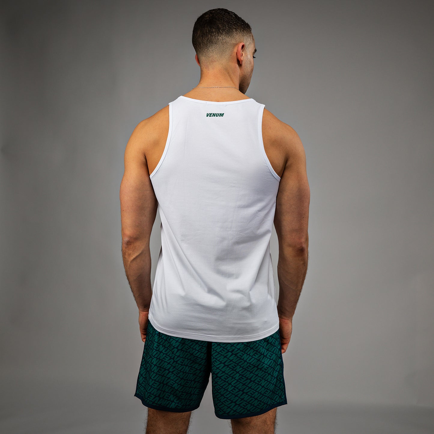 Venum Echo Top da Palestra - Bianco/Verde Smeraldo