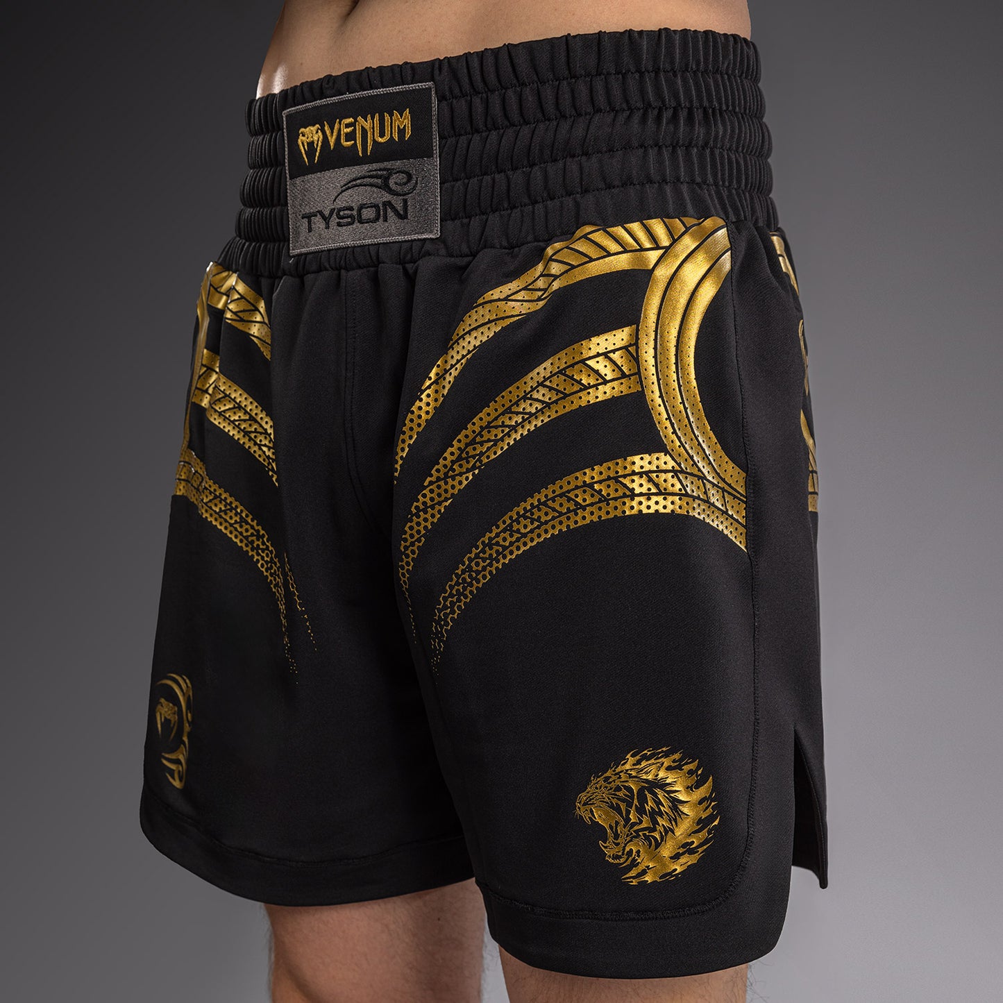 Venum x Mike Tyson Tiger Pantaloncini da Boxe - Nero/Oro