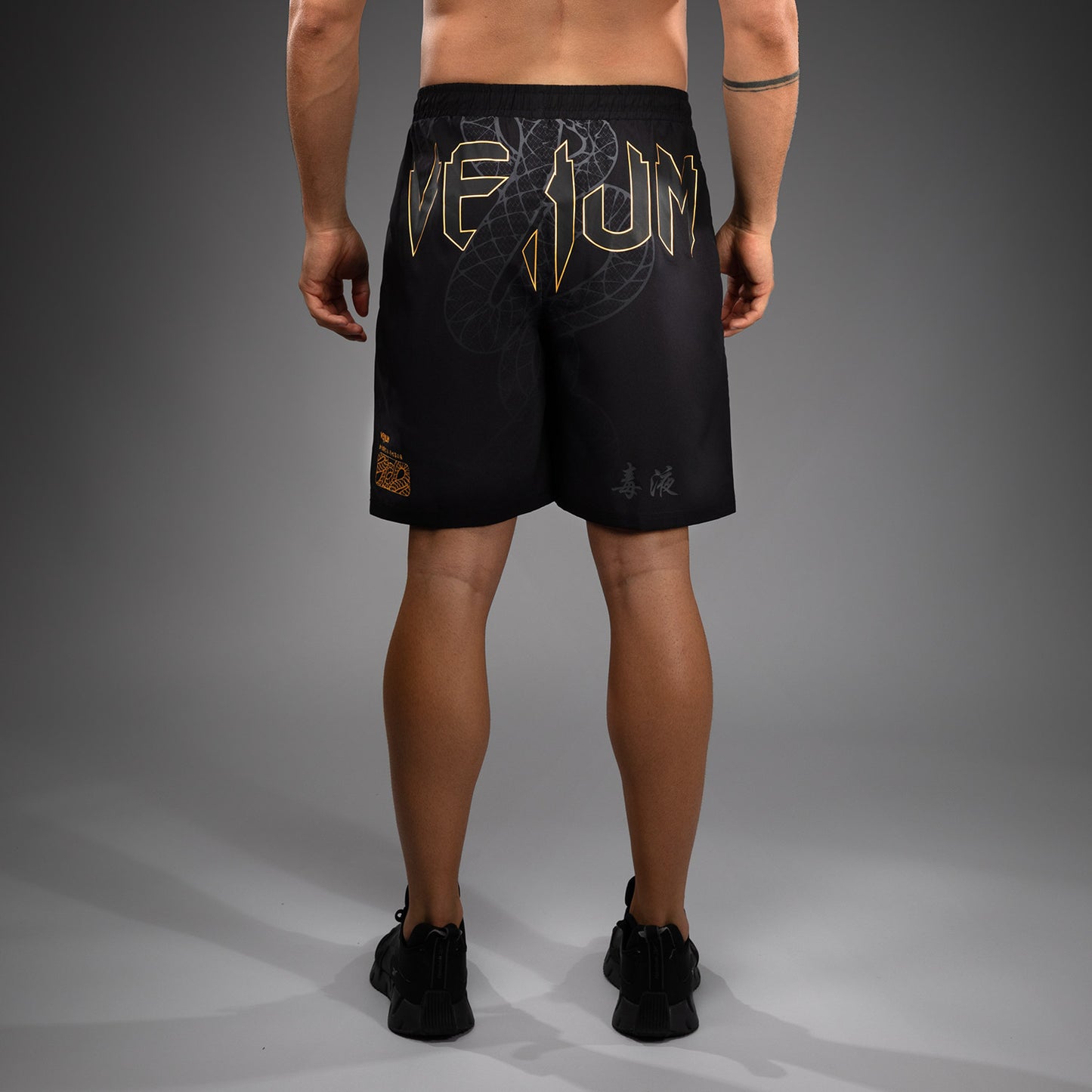 Venum Serpenti Pantaloncini da allenamento – Nero/Argento/Oro