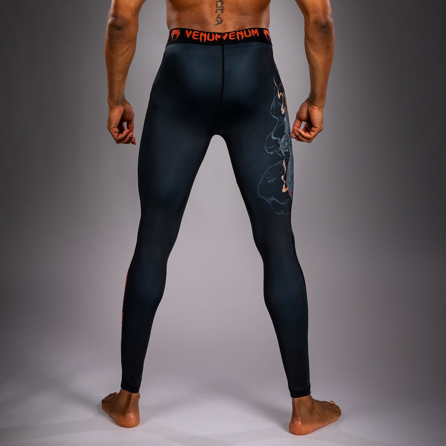 Venum Thunder Dragon Pantaloni a Compressione – Nero/Grigio/Rame