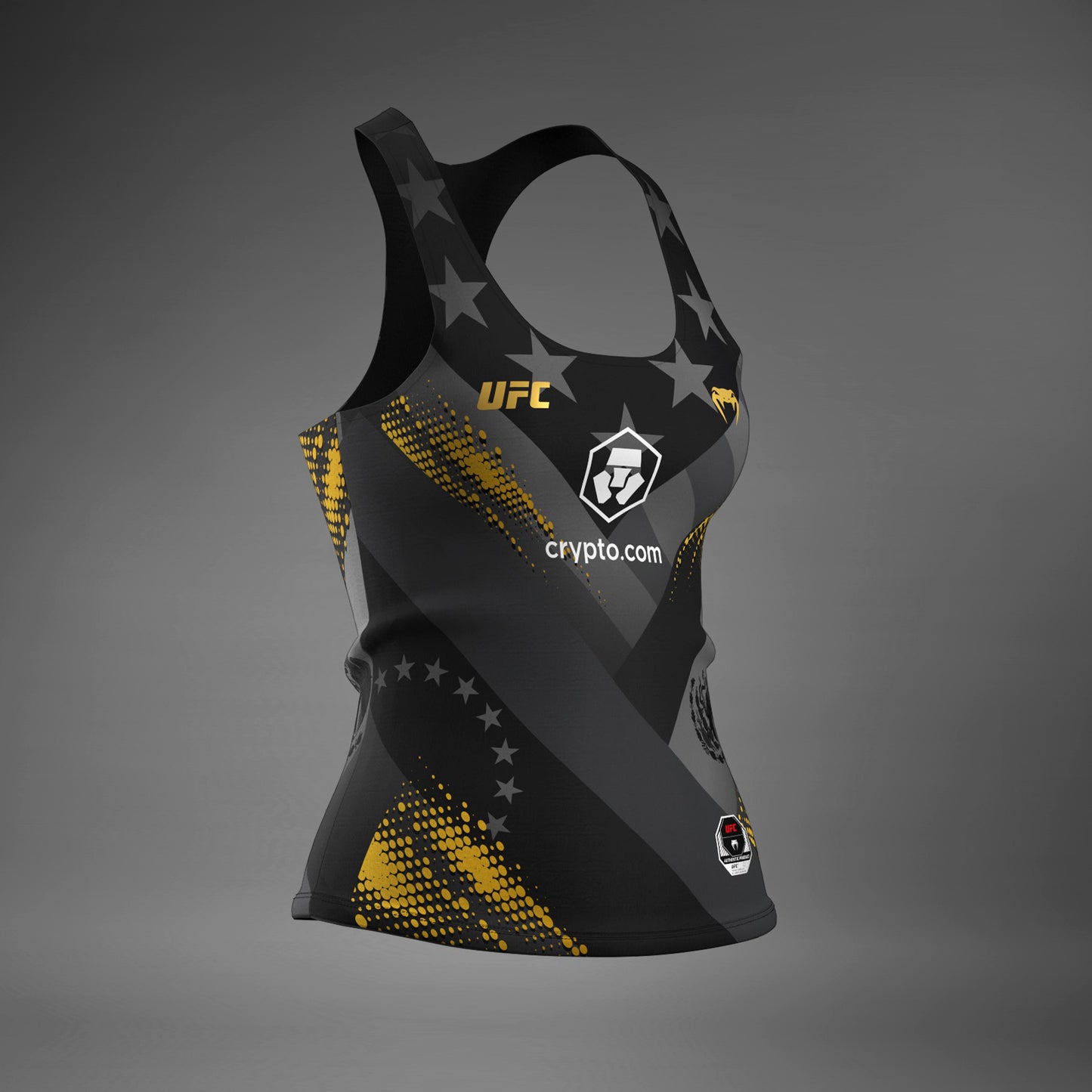UFC Unrivaled by Venum Julianna Peña Reggiseno sportivo lungo da donna - Nero