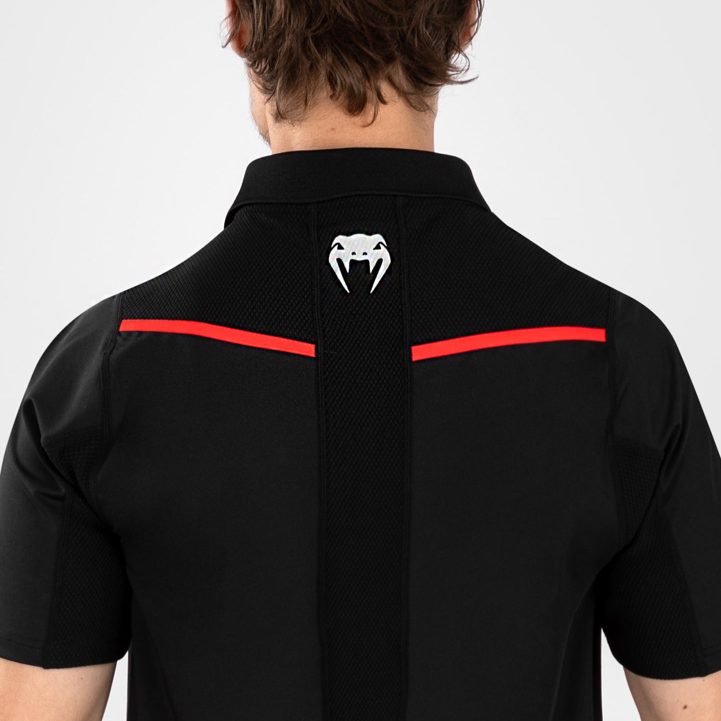 UFC Venum Performance Institute 2.0 Polo - Nero/Rosso