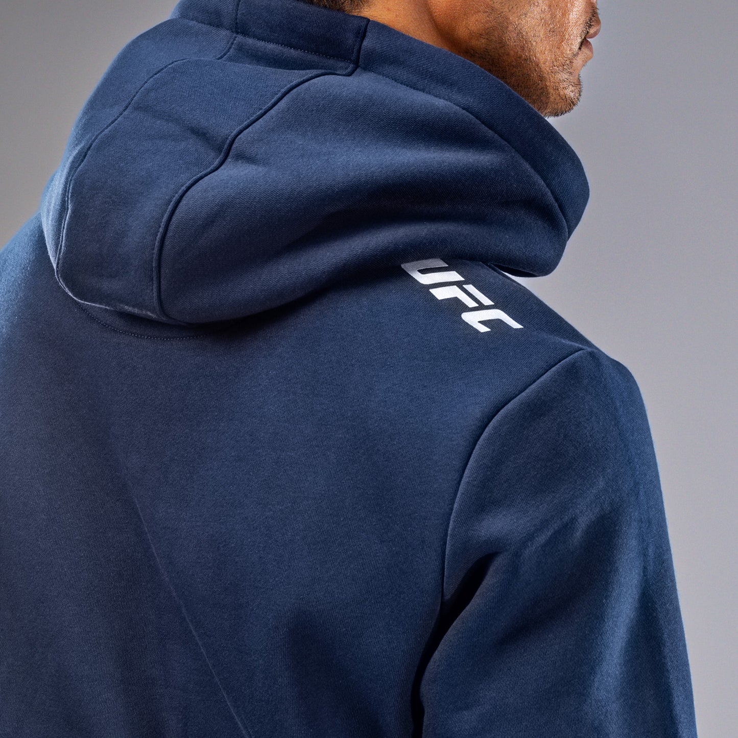 UFC Fusion by Venum Fight Week Felpa con Cappuccio per Uomo - Blu oceanico