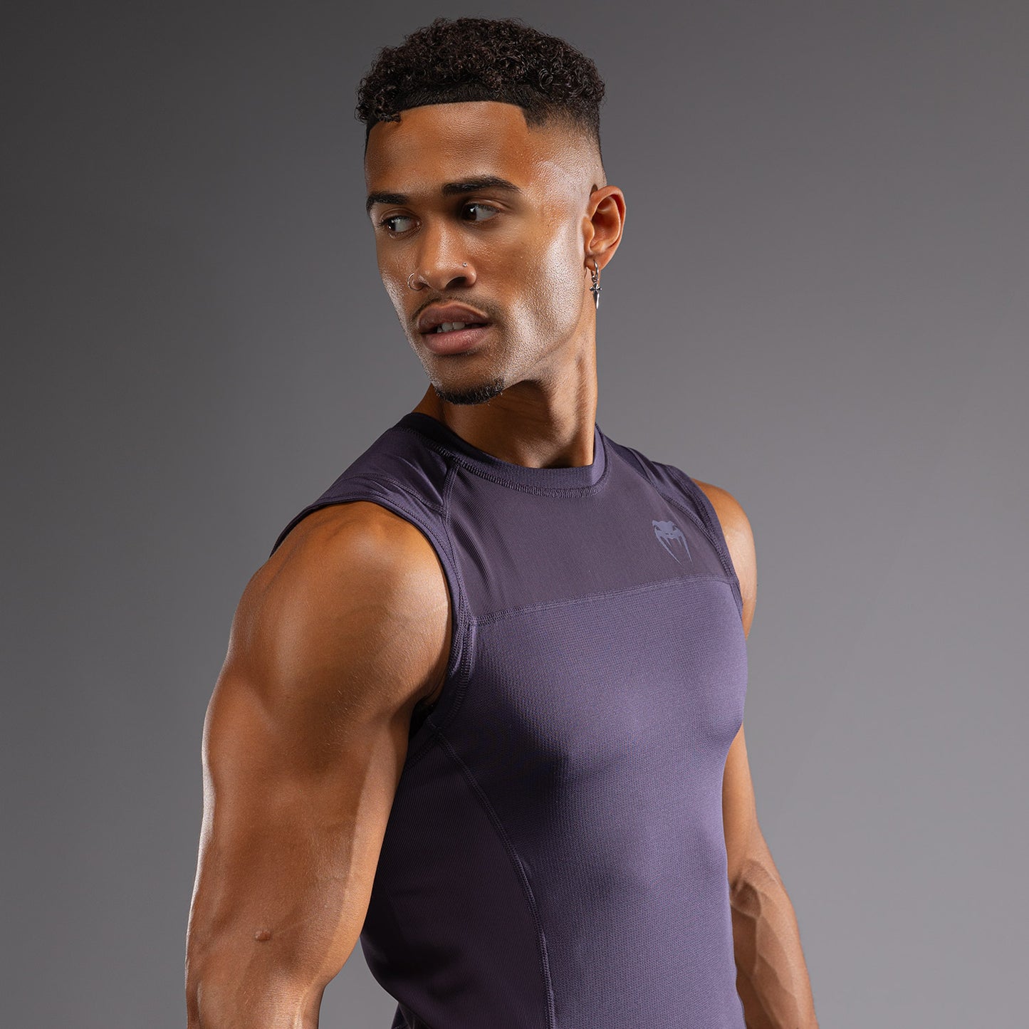 Venum G-Fit Air Rashguard Senza Maniche - Viola Scuro