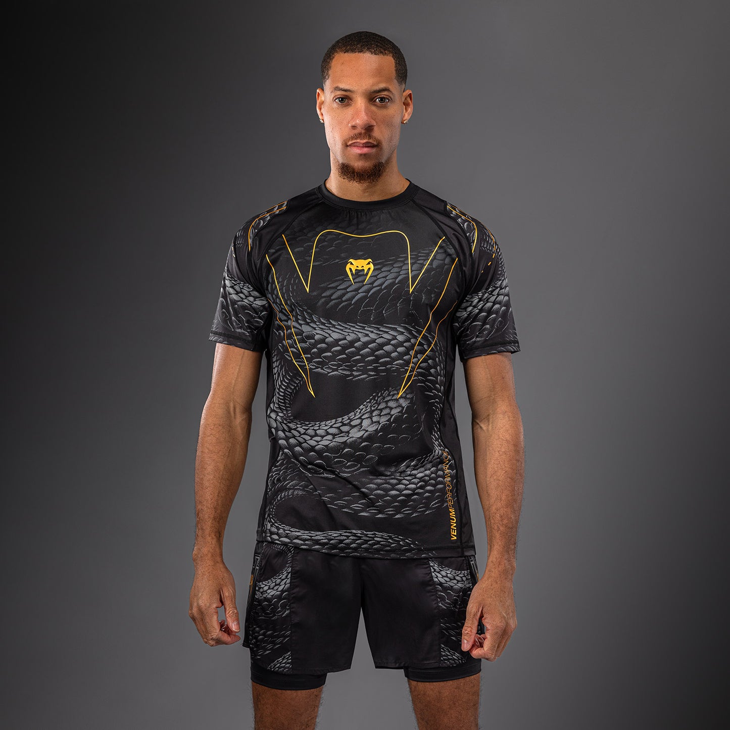 Venum Matupa Maglietta Dry Tech - Nero/Grigio/Oro