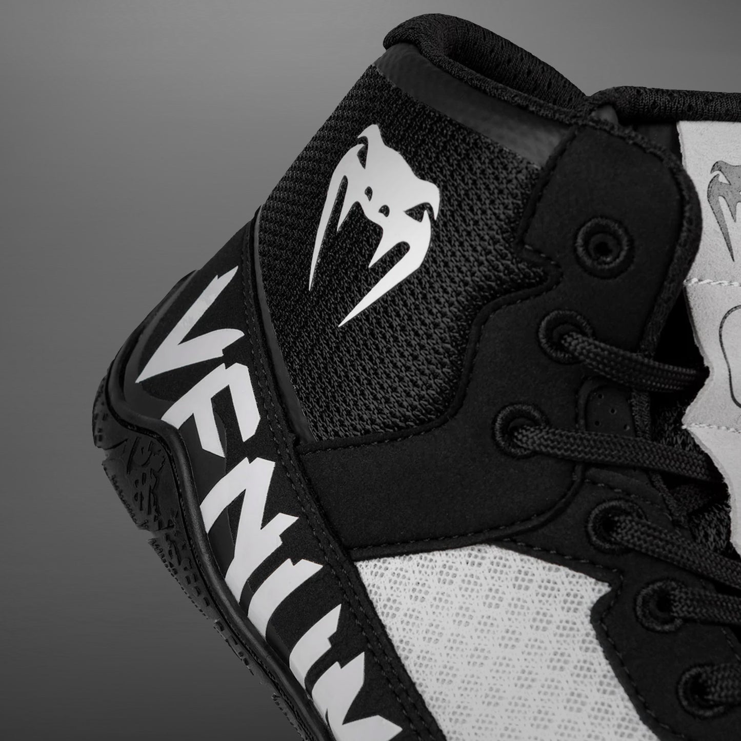 Venum Elite Scarpe da wrestling - Nero/Bianco