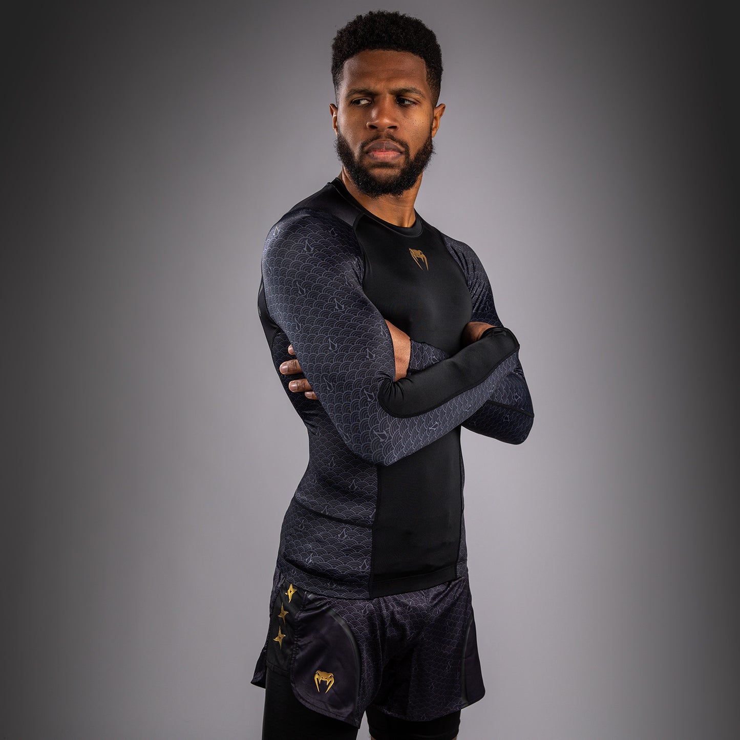 Venum x Assassin’s Creed Shadows Rashguard a maniche lunghe - Nero