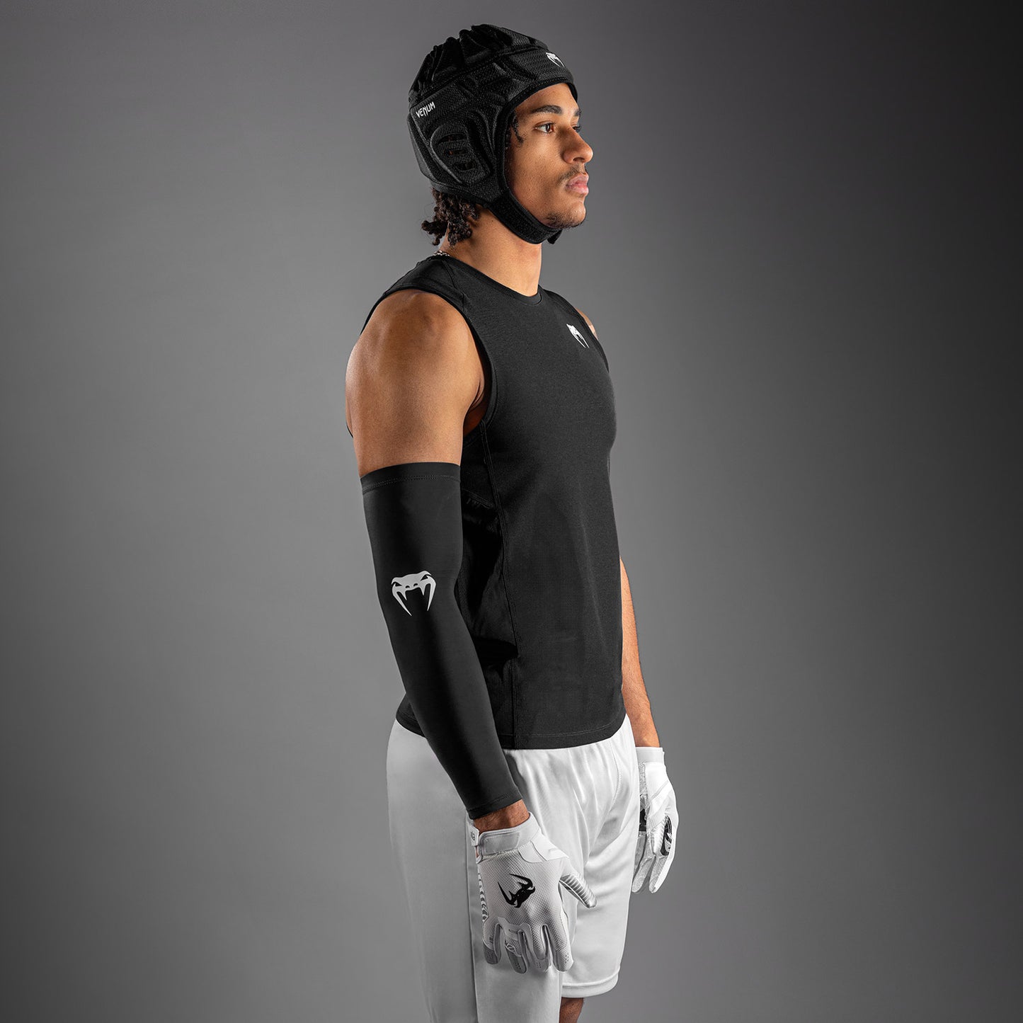 Venum Elite Football Maglietta a Compressione Senza Maniche - Nero