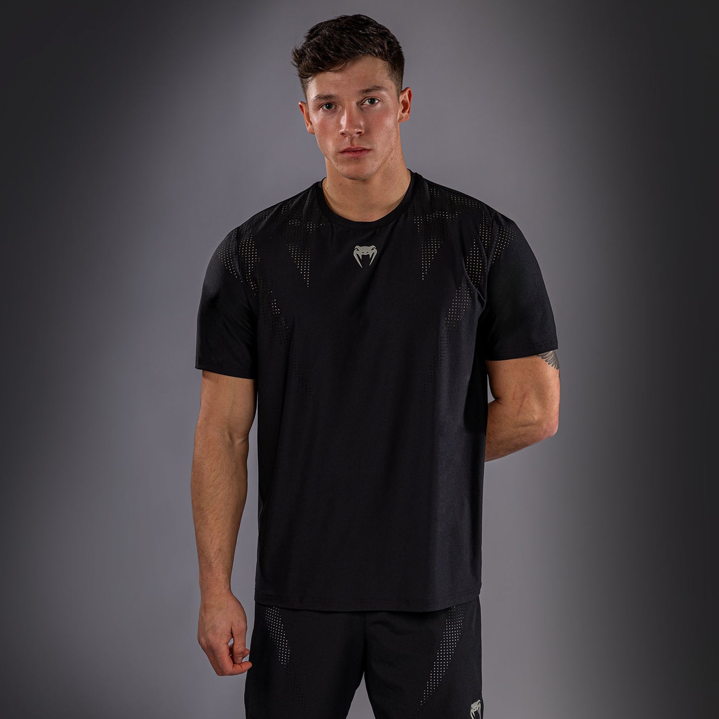 Venum Lazer Maglietta Dry Tech - Nero/Grigio