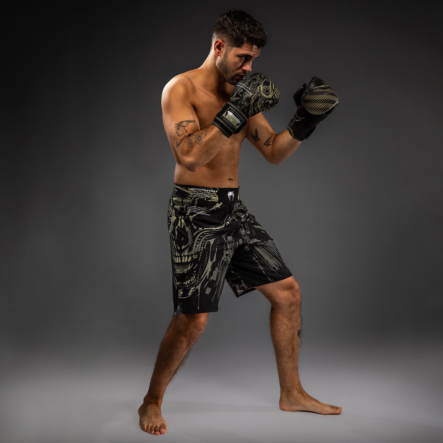 Venum Invader Pantaloni da Combattimento - Nero/Sabbia