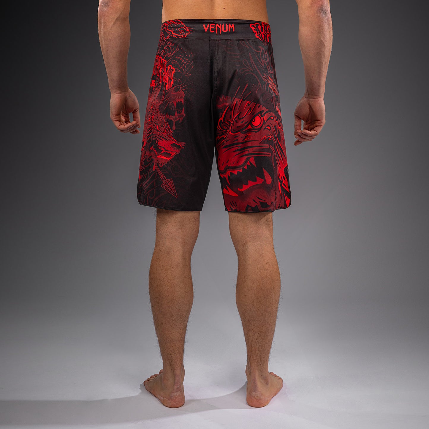 Venum Wolf Atak Pantaloncini da Combattimento – Nero/Rosso