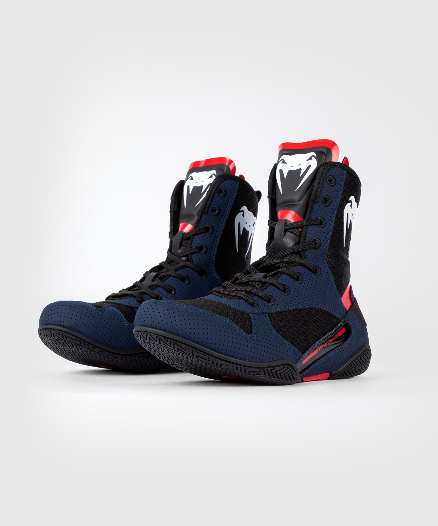 Venum Elite Scarpe da boxe - Navy/Nero/Rosso