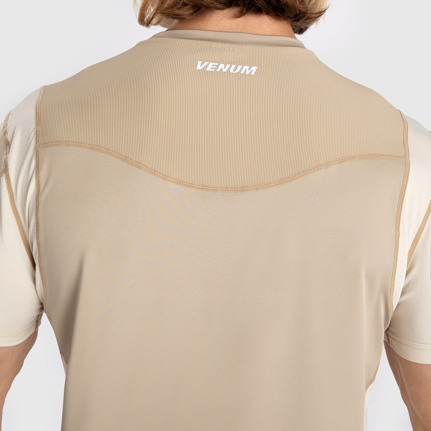 Venum Tempest Maglietta da Uomo Dry-Tech - Beige/Sabbia