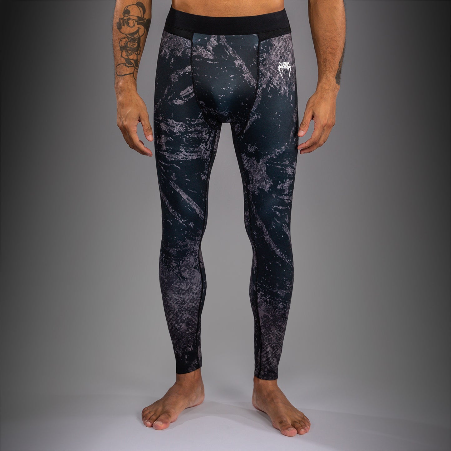 Venum Rage & Workout Pantaloni a Compressione - Nero/Grigio
