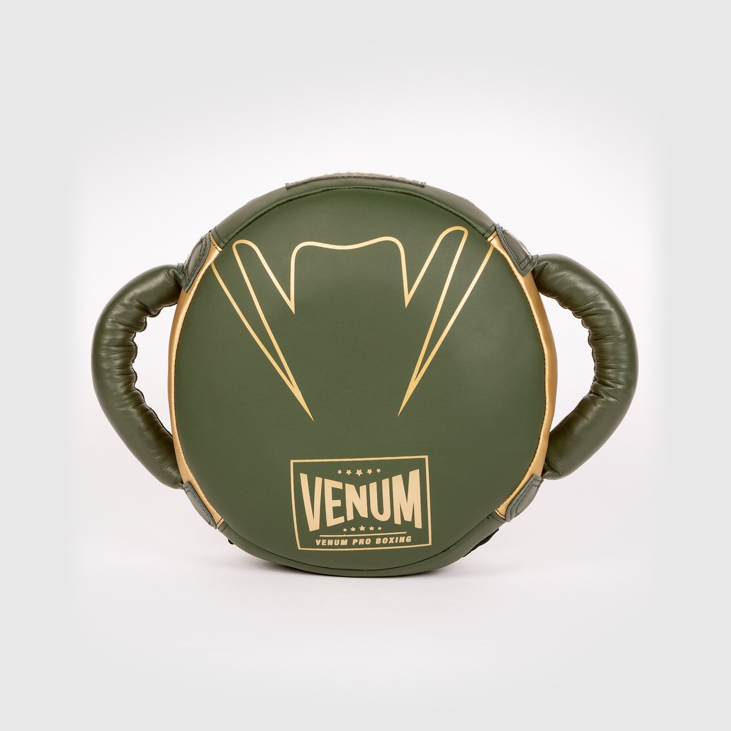 PRO BOXING GEAR PICCOLO PAD ROTONDO IN MICROFIBRA DI QUALITÀ - Khaki/Oro