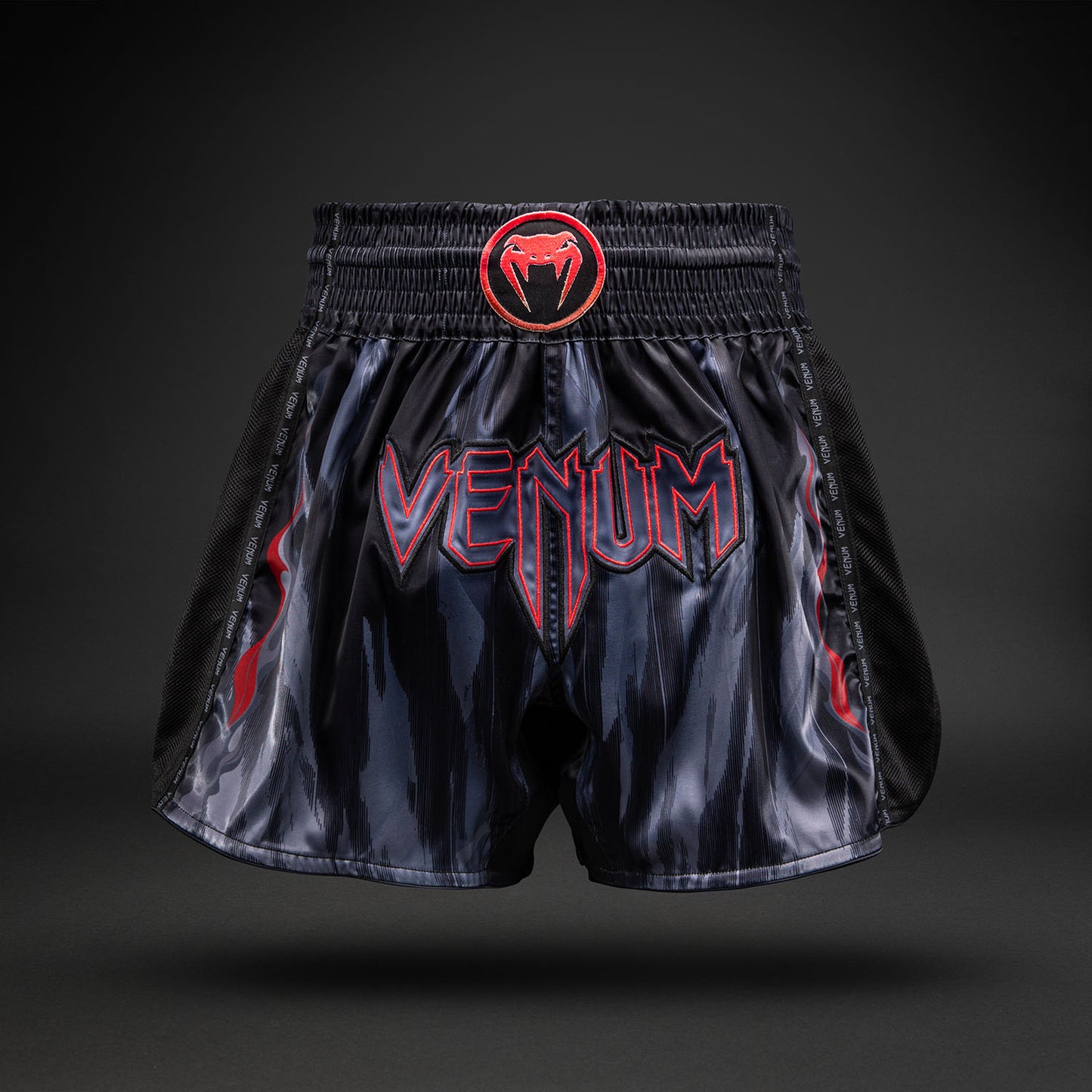 Venum Demon Pantaloncini da Muay Thai - Nero/Grigio