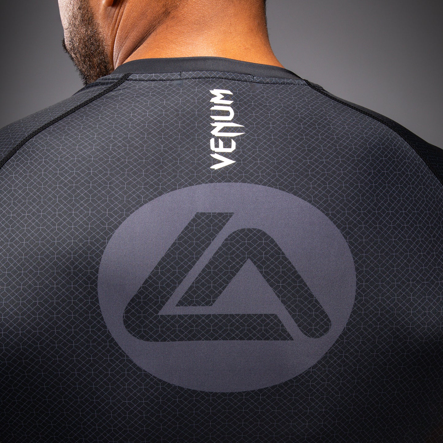 Venum x Roger Gracie Academy Rashguard a Maniche Corte - Nero